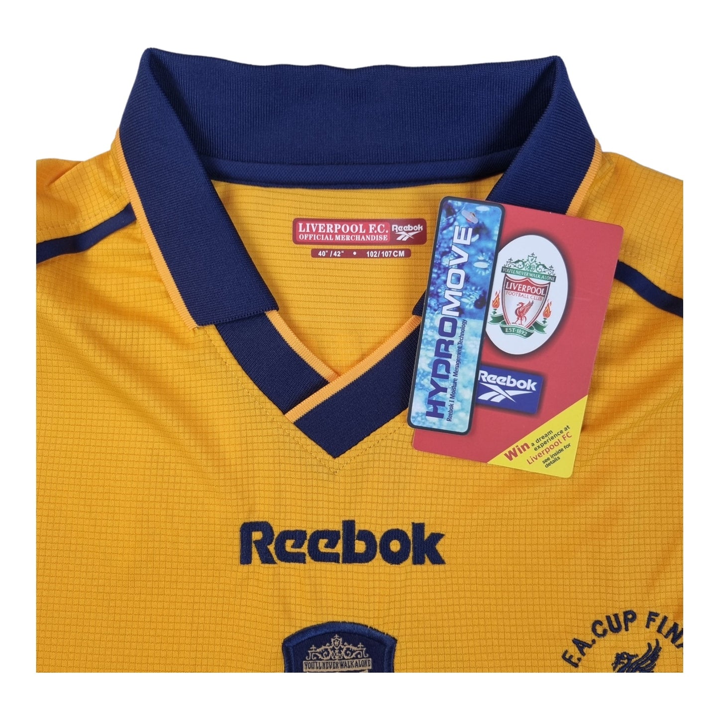 2000/02 Liverpool Away  Football Shirt (M) Reebok #9 Fowler (Signed By Player)