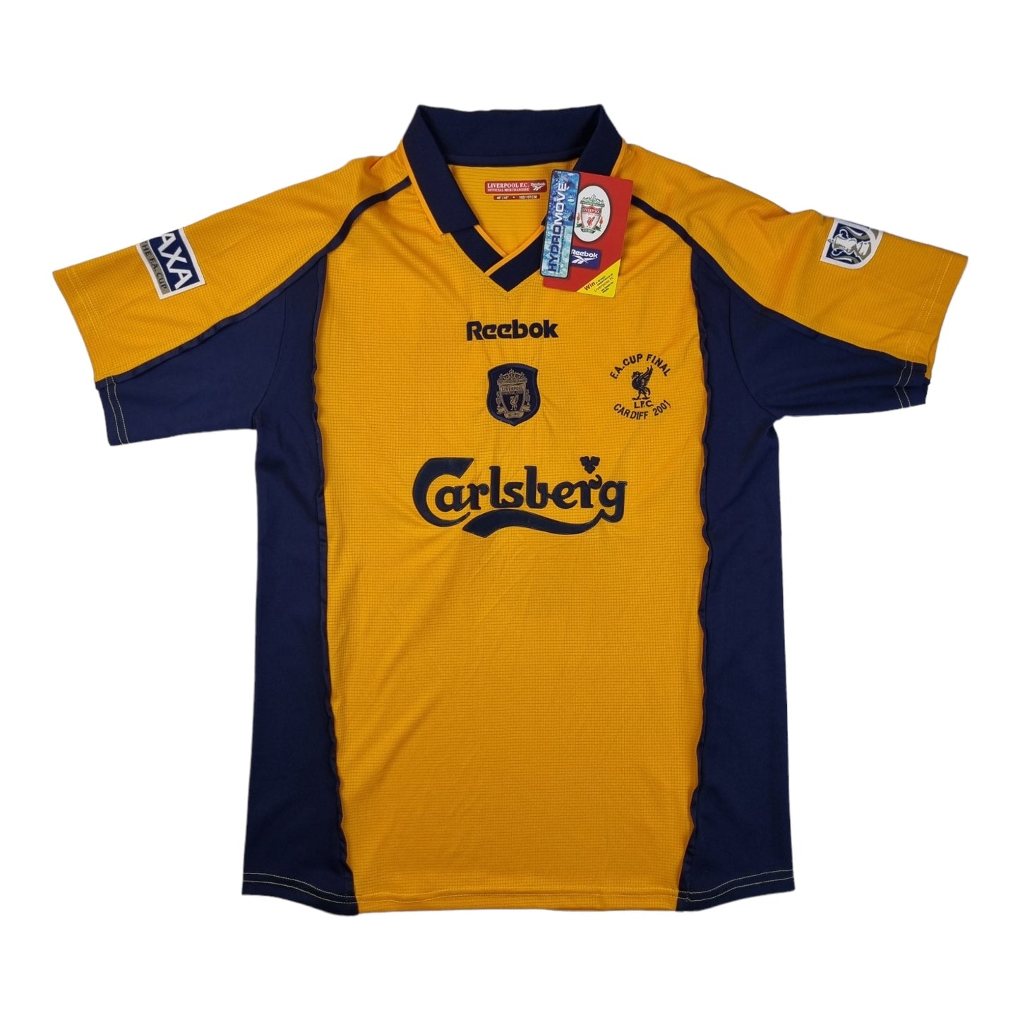 2000/02 Liverpool Away  Football Shirt (M) Reebok #9 Fowler (Signed By Player)