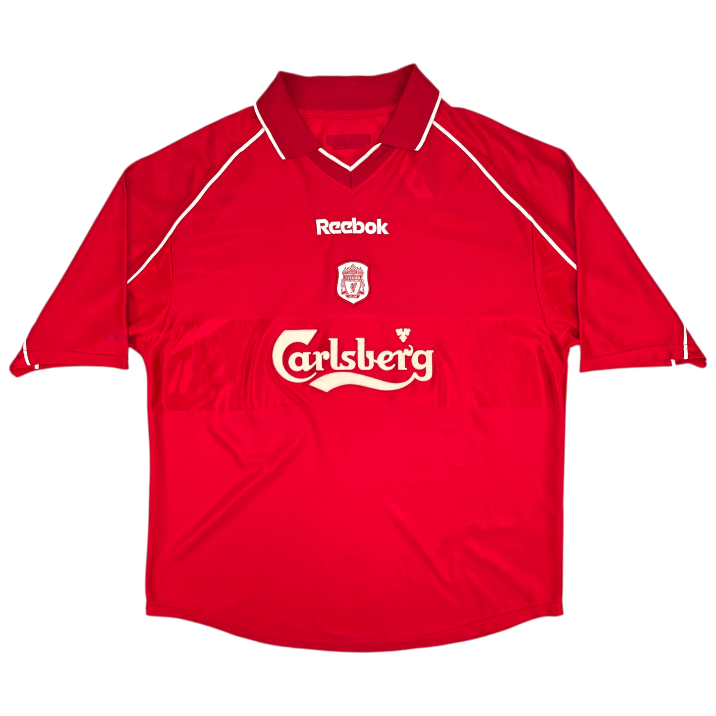 2000/02 Liverpool Home Football Shirt (M) Reebok #4 Hyypia