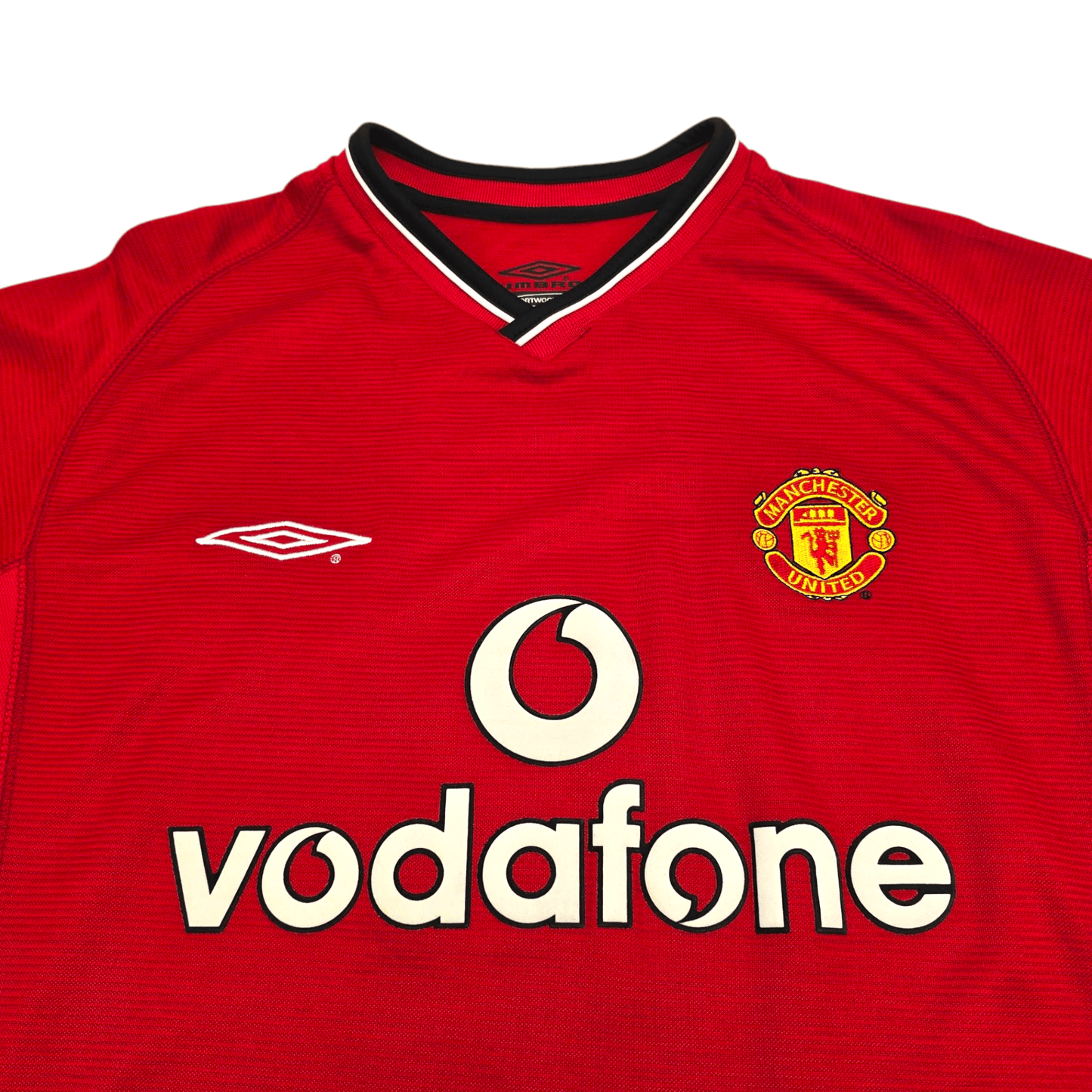 2000/02 Manchester United Home Football Shirt (L) Umbro #7 Beckham
