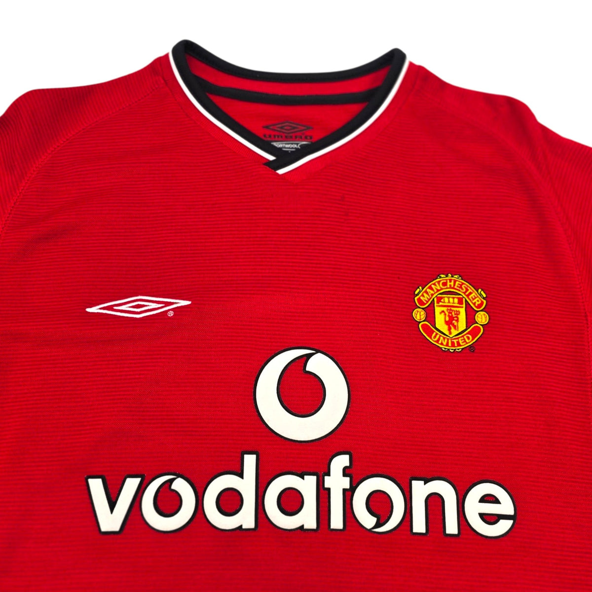 2000/02 Manchester United Home Football Shirt (L) Umbro #7 Beckham