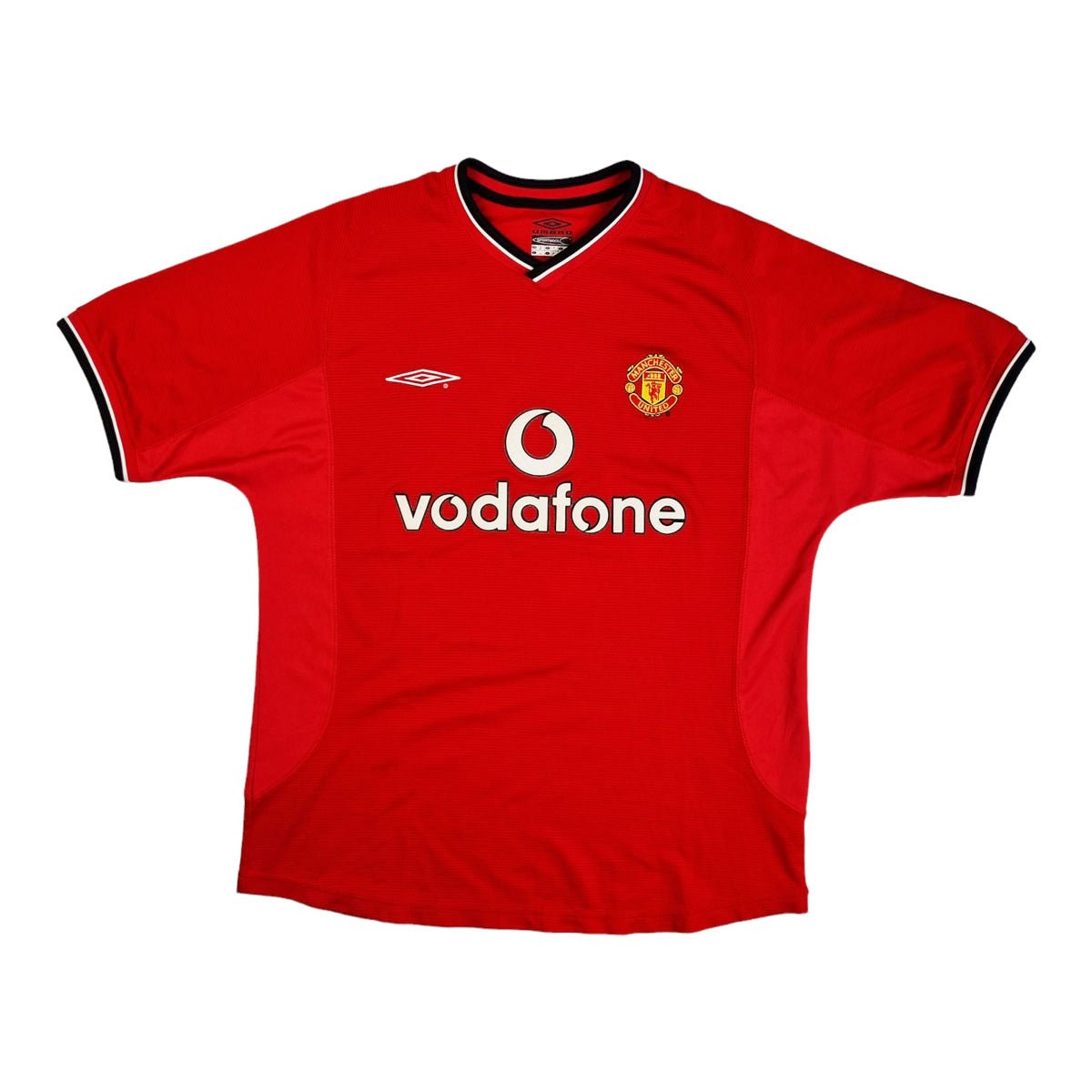 2000/02 Manchester Utd Home Football Shirt (M) Umbro #7 Beckham
