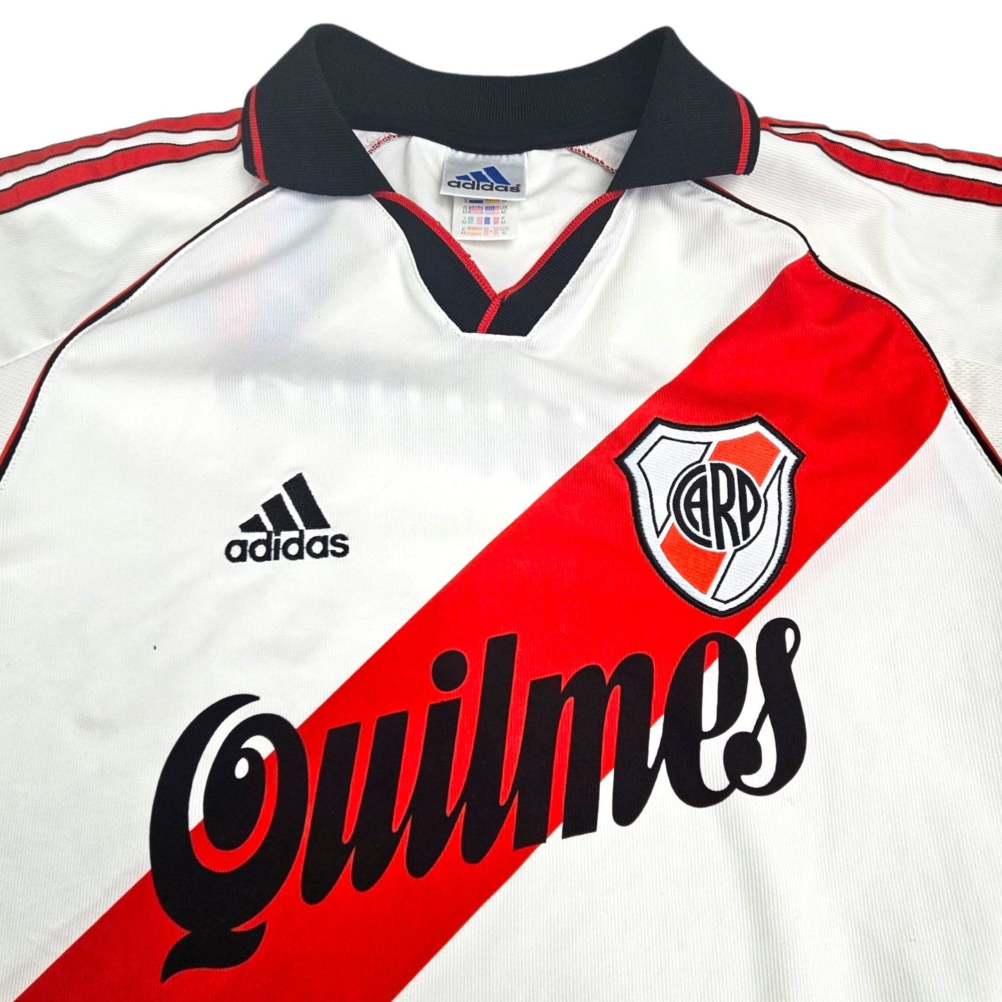 2000/02 River Plate Home Football Shirt (M) Adidas