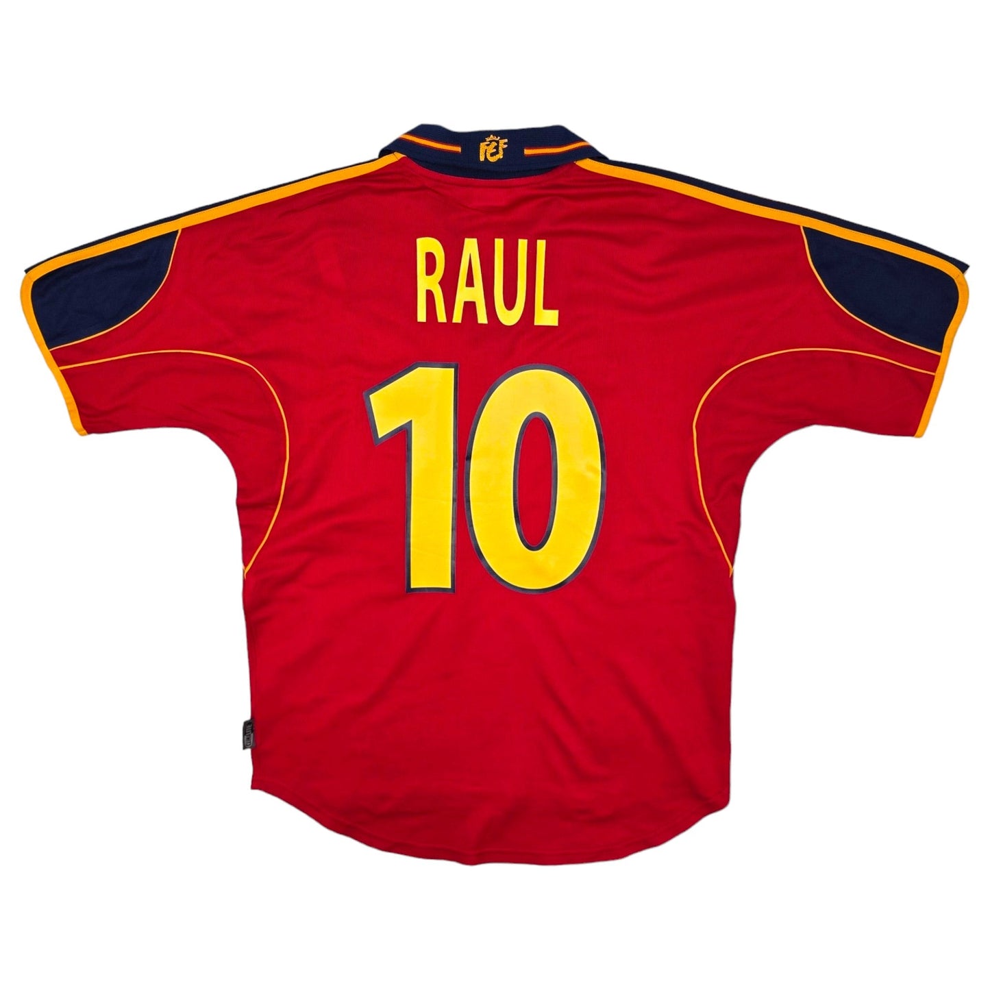 2000/02 Spain Home Football Shirt (M) Adidas #10 Raul