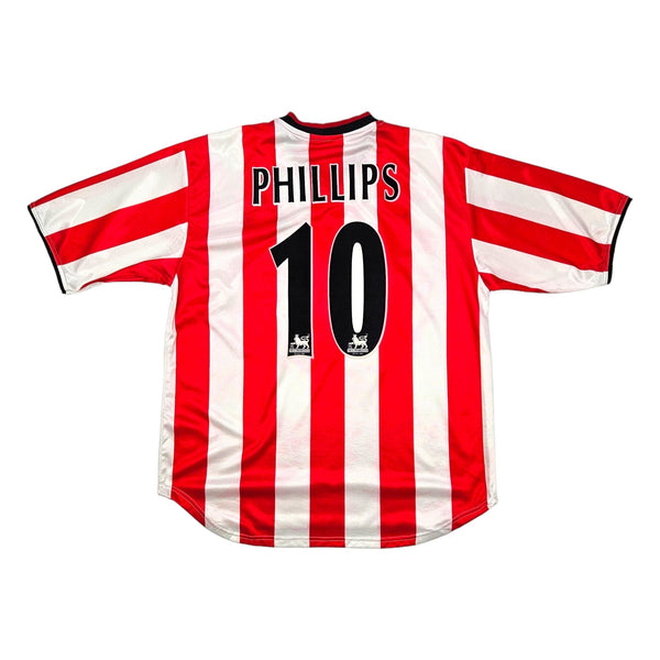 2000/02 Sunderland Home Football Shirt (L) Nike #10 Phillips