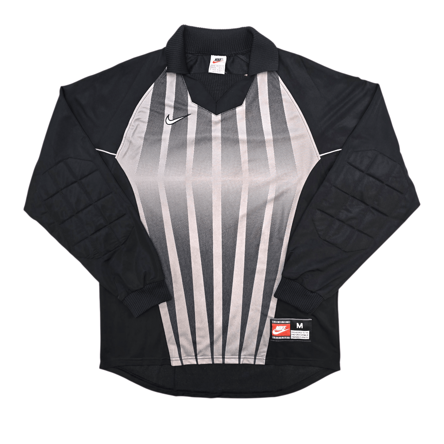 2000s Template Goal Keeper Football Shirt (M) Nike #1 (Grey)