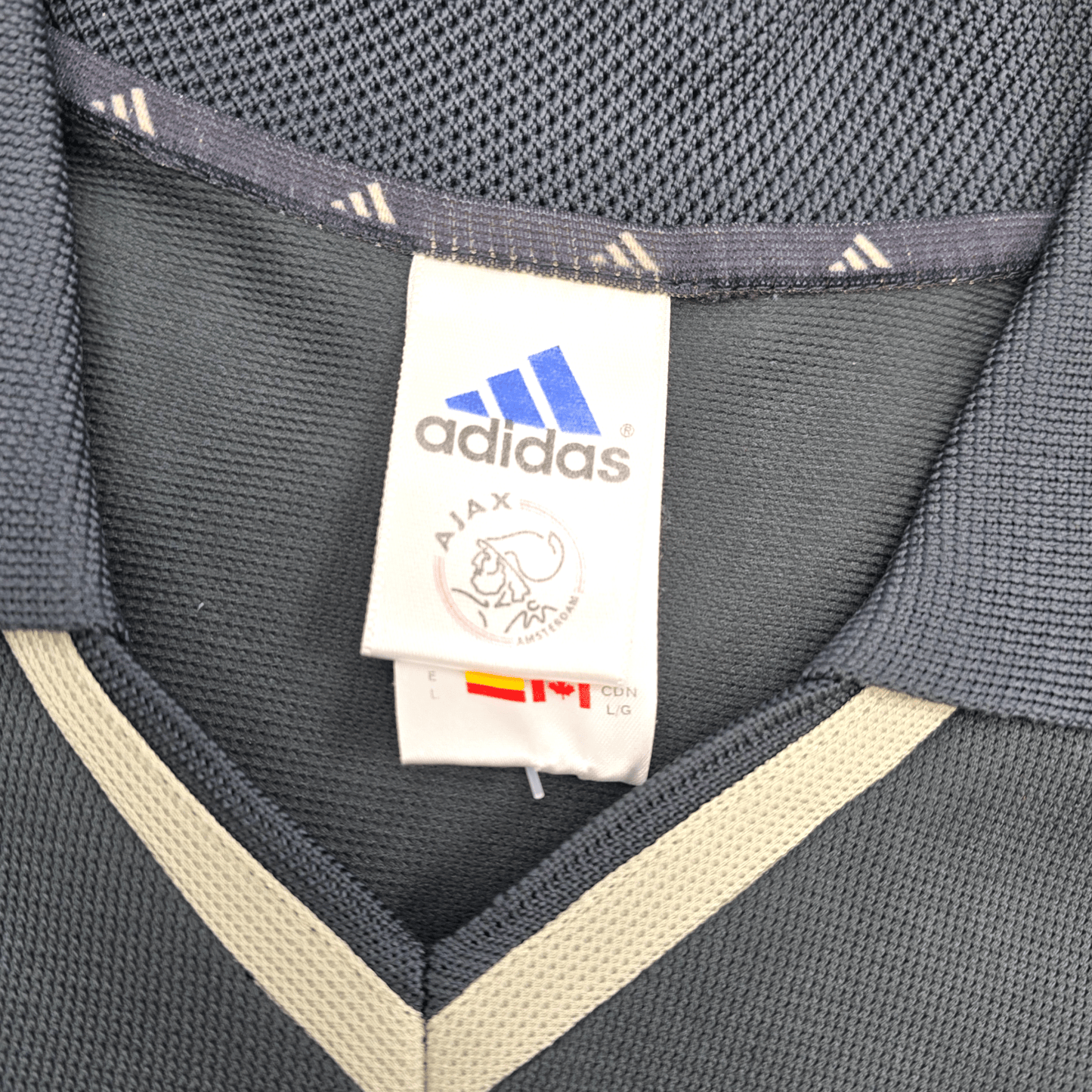 2001/02 Ajax Away Football Shirt (L) Adidas #9 Ibrahimovic