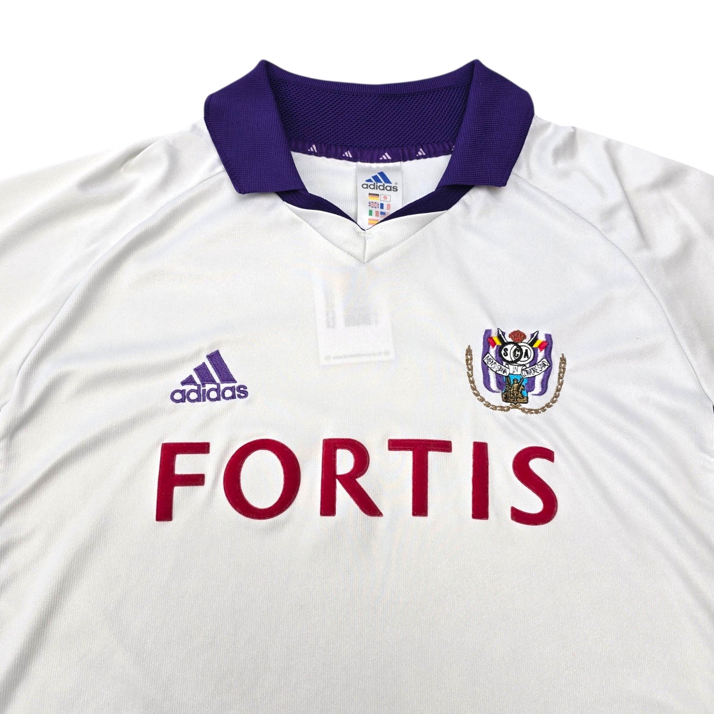 2001/02 Anderlecht Home Football Shirt (2XL) Adidas