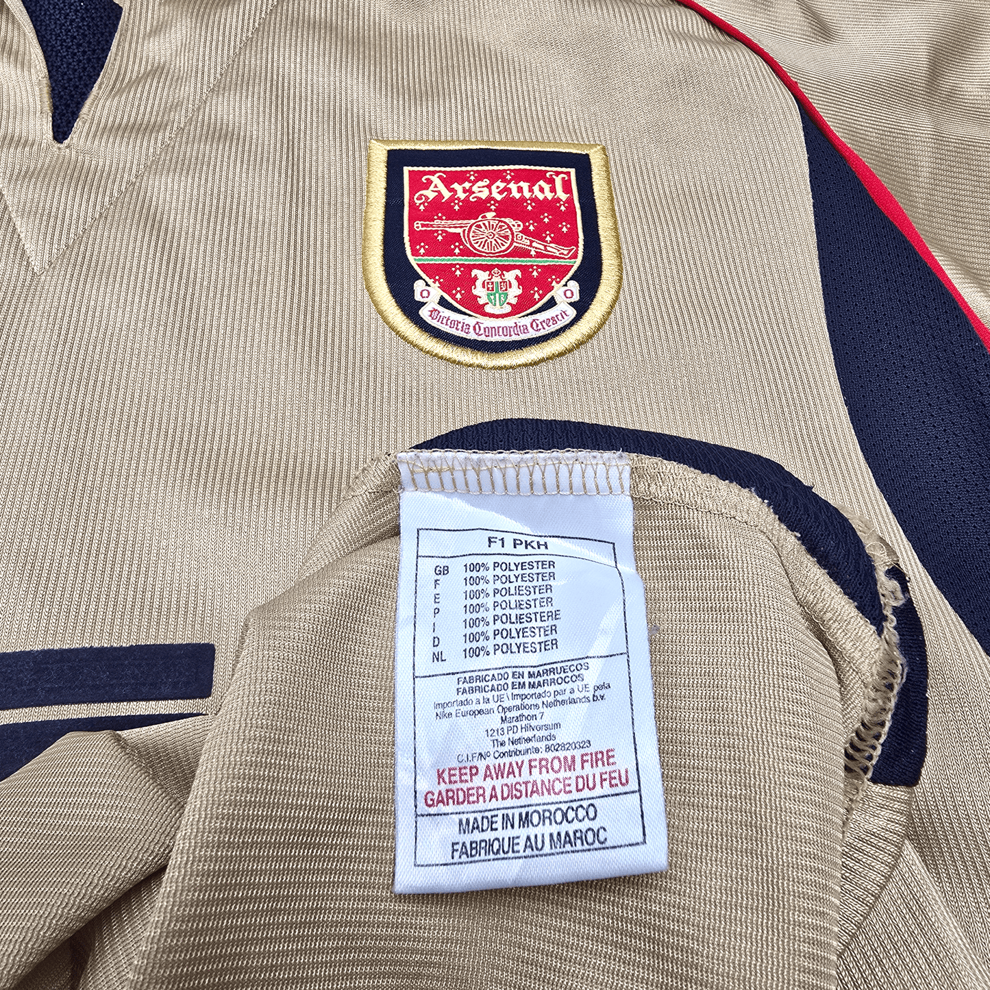 2001/02 Arsenal Away Football Shirt (M) Nike