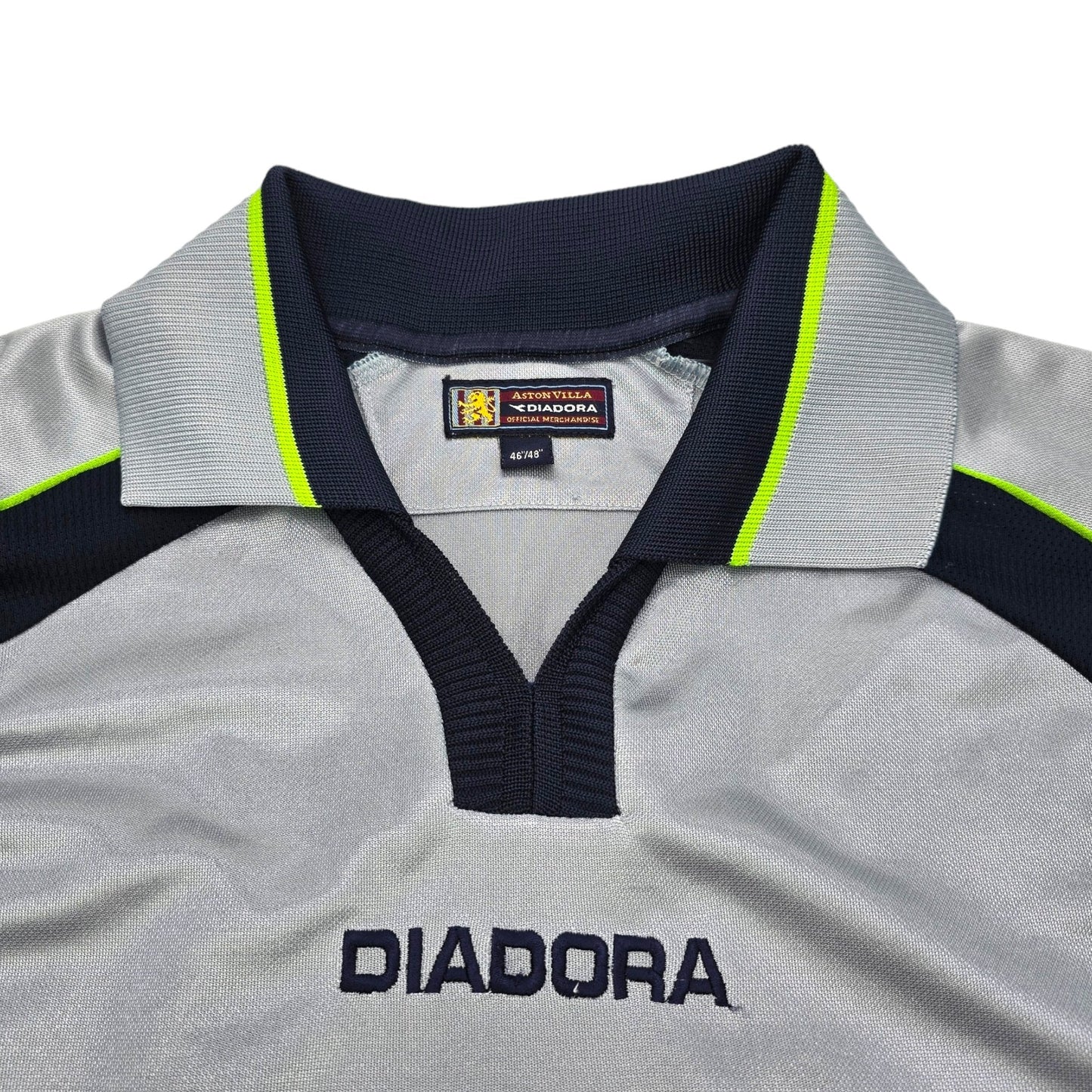 2001/02 Aston Villa Away Football Shirt (2XL) Diadora #20 Hadji