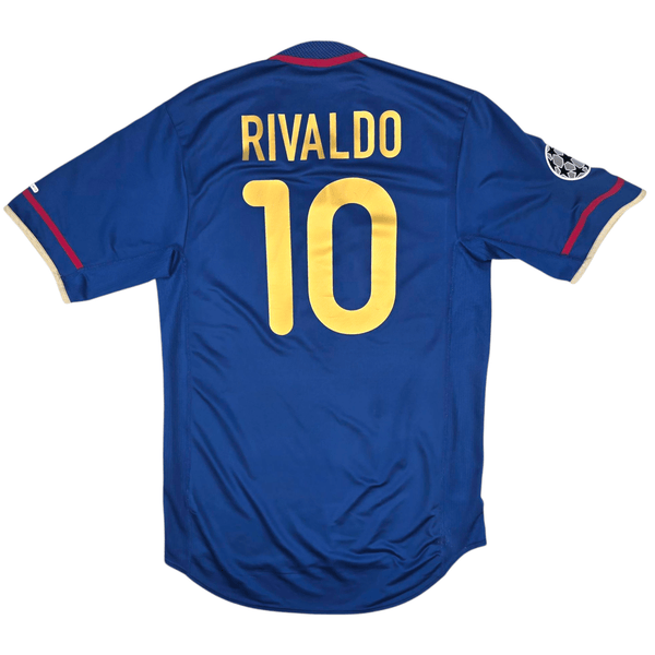 2001/02 Barcelona Third Football Shirt (XL) Nike #10 Rivaldo