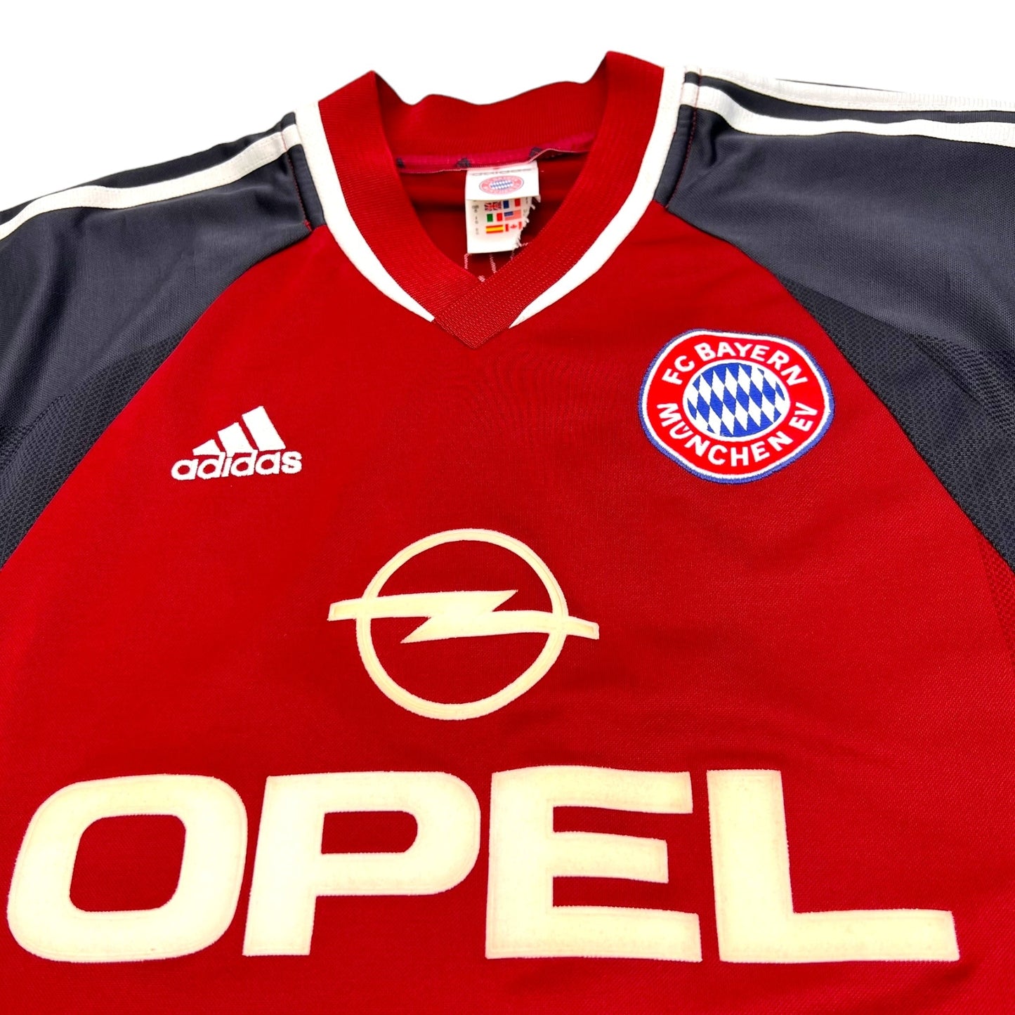 2001/02 Bayern Munich Home Football Shirt (S) Adidas # 21 Zickler