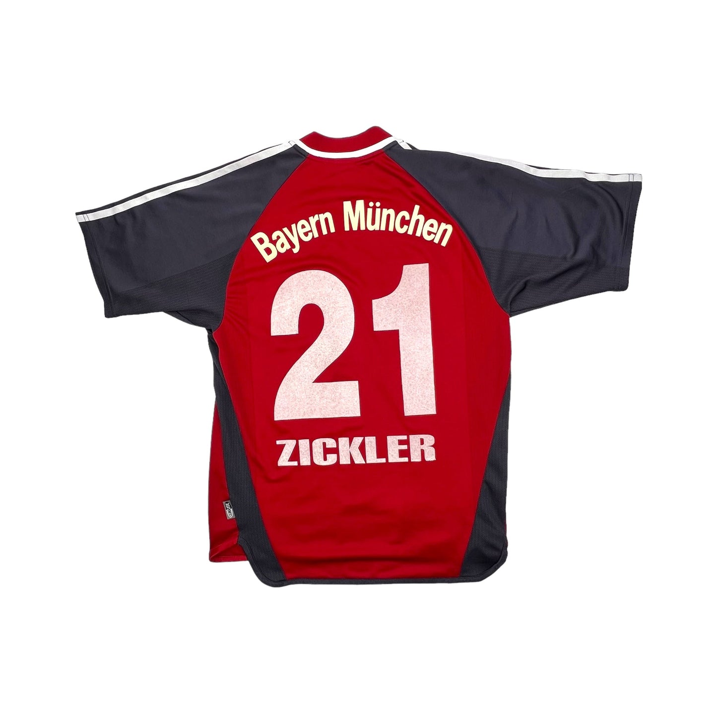 2001/02 Bayern Munich Home Football Shirt (S) Adidas # 21 Zickler