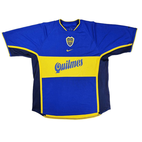 2001/02 Boca Juniors Home Football Shirt (L) Nike