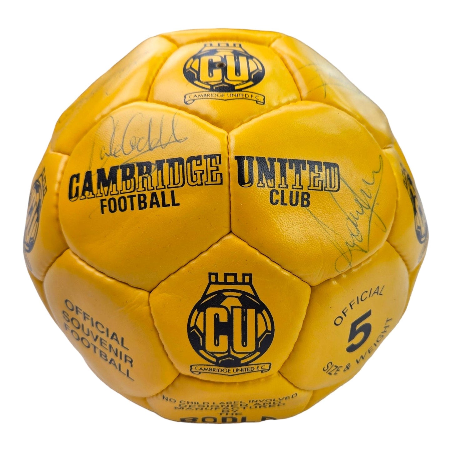 2001/02 Cambridge United *Squad Signed* Football (Size 5) BODLA