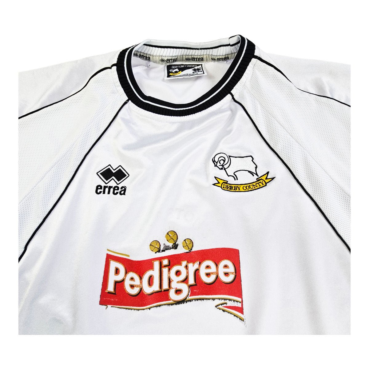 2001/02 Derby County Home Football Shirt (M) Errea