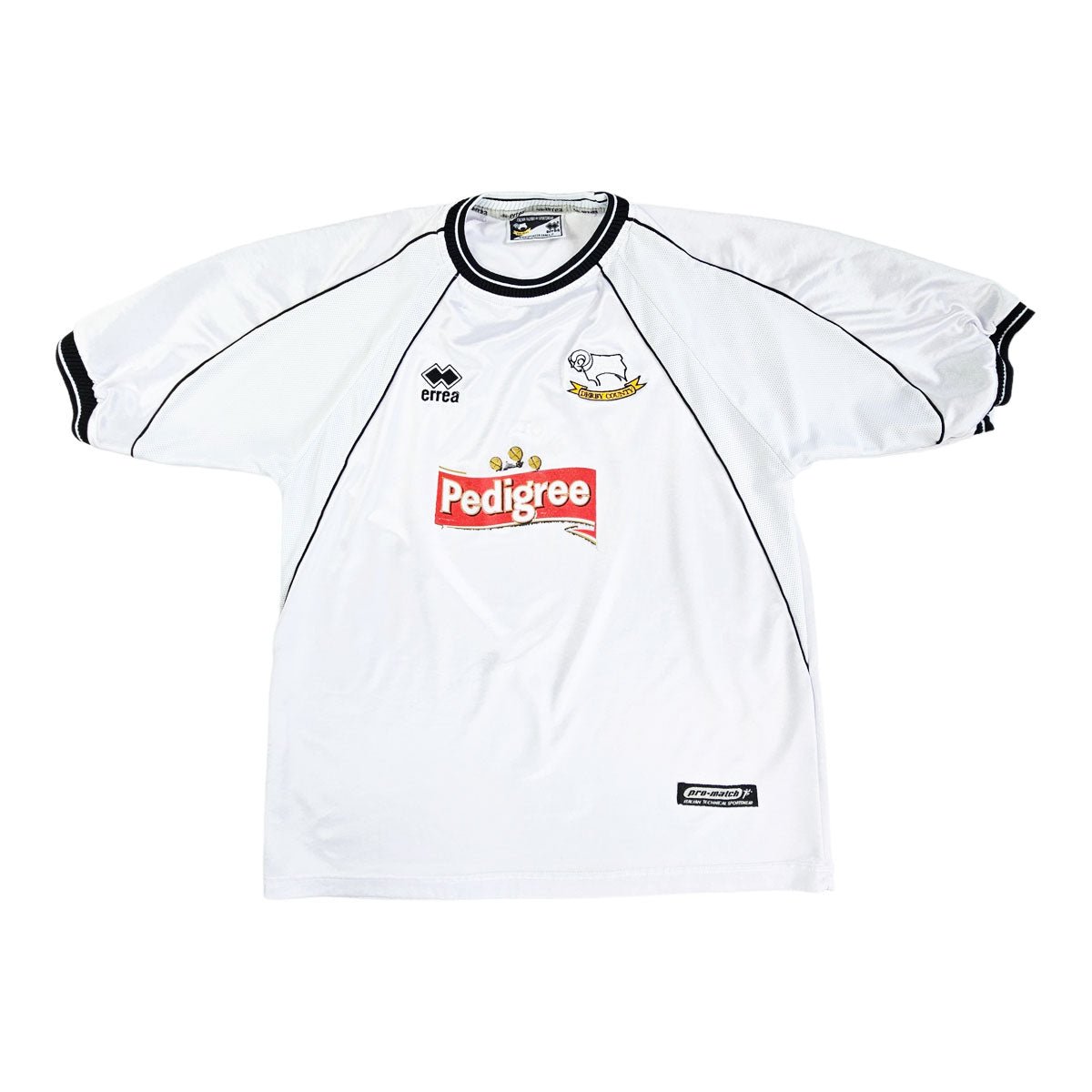 2001/02 Derby County Home Football Shirt (M) Errea