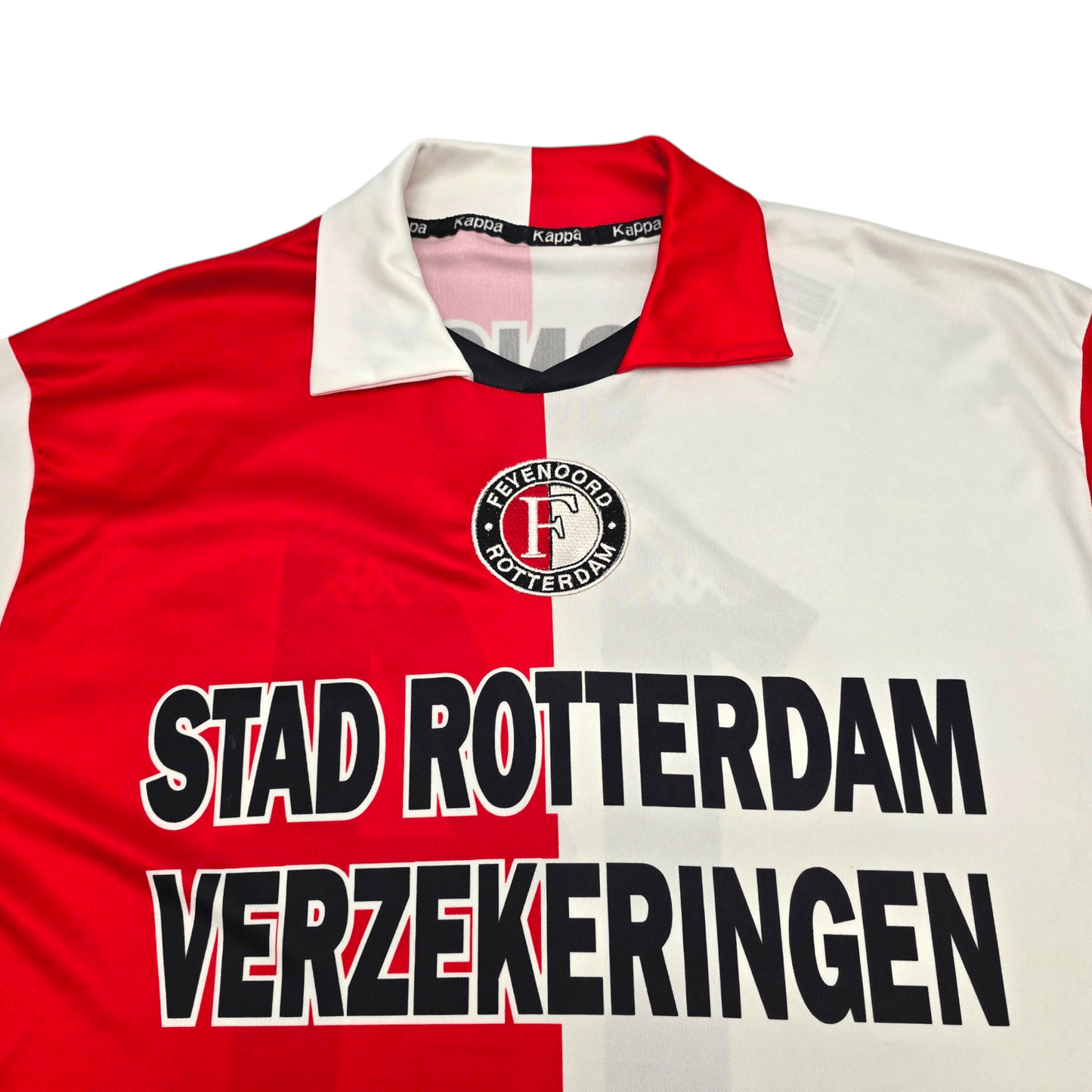 2001/02 Feyenoord Home Football Shirt (L) Kappa #14 Ono
