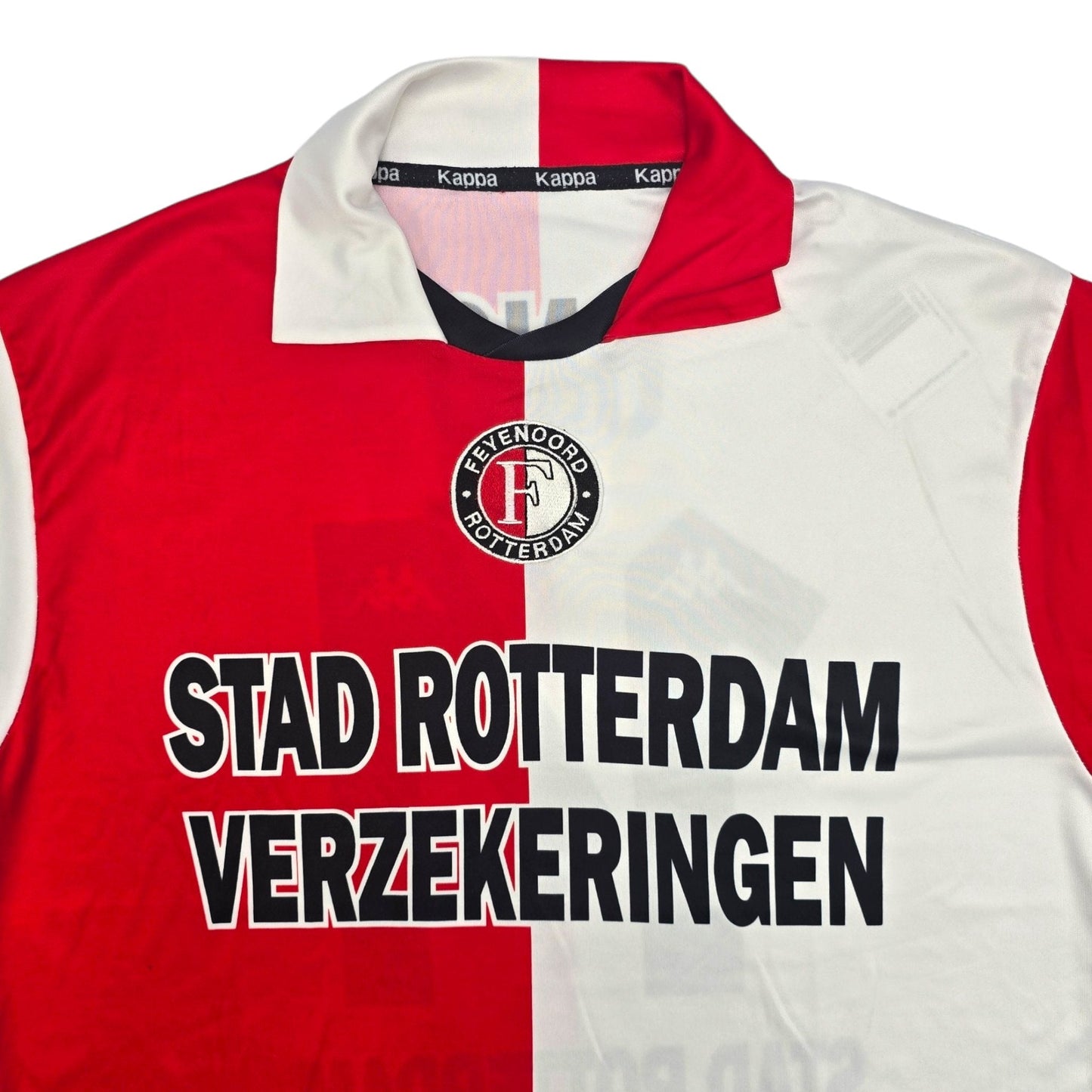 2001/02 Feyenoord Home Football Shirt (M) Kappa #14 Ono
