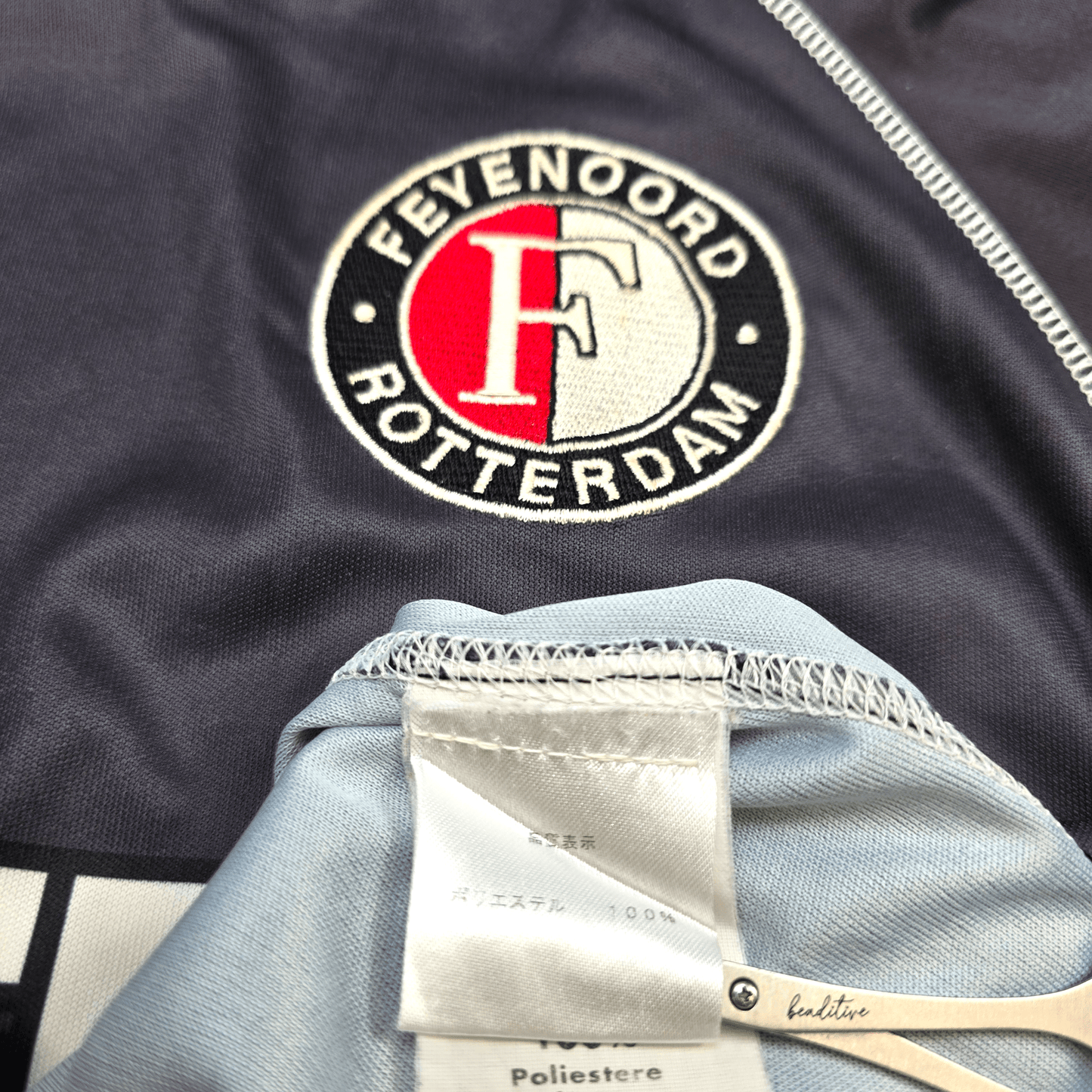 2001/02 Feyenoord Third Football Shirt (L) Kappa #14 Ono