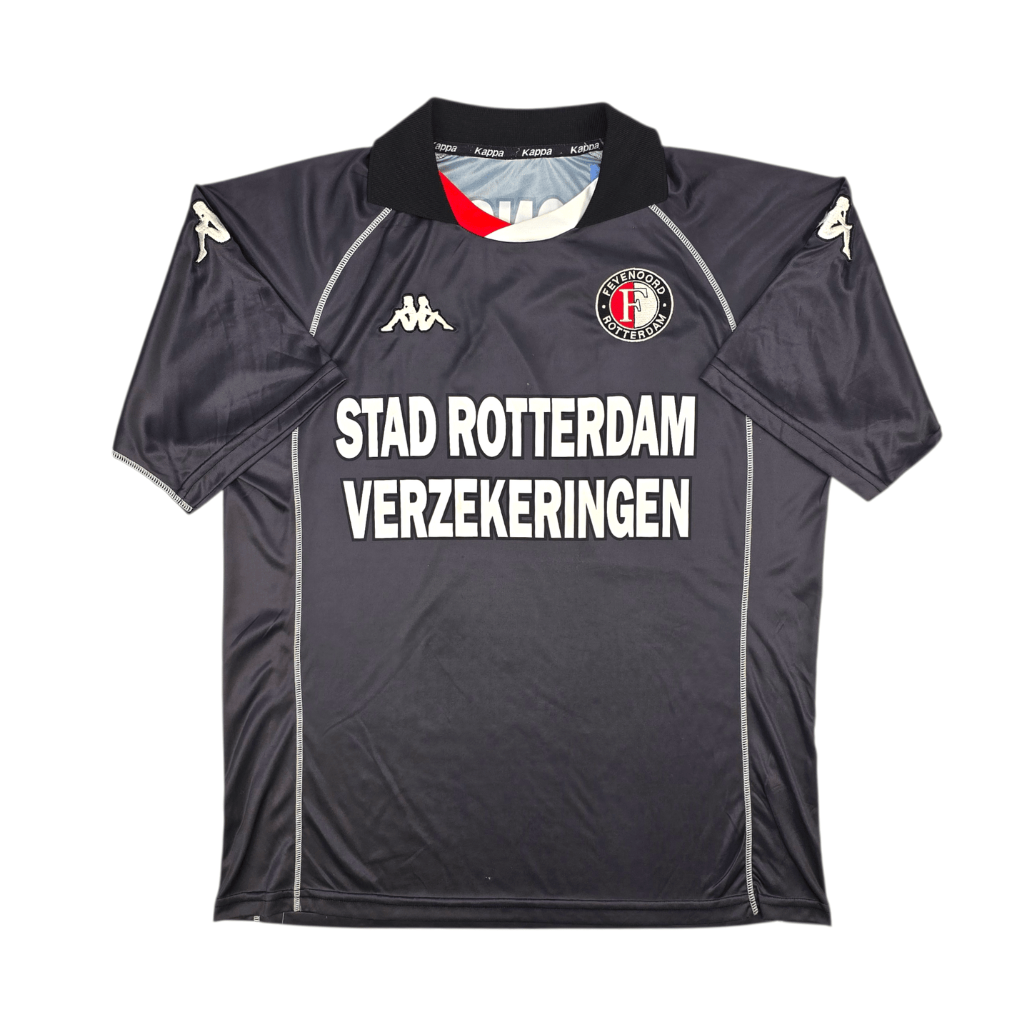 2001/02 Feyenoord Third Football Shirt (L) Kappa #14 Ono
