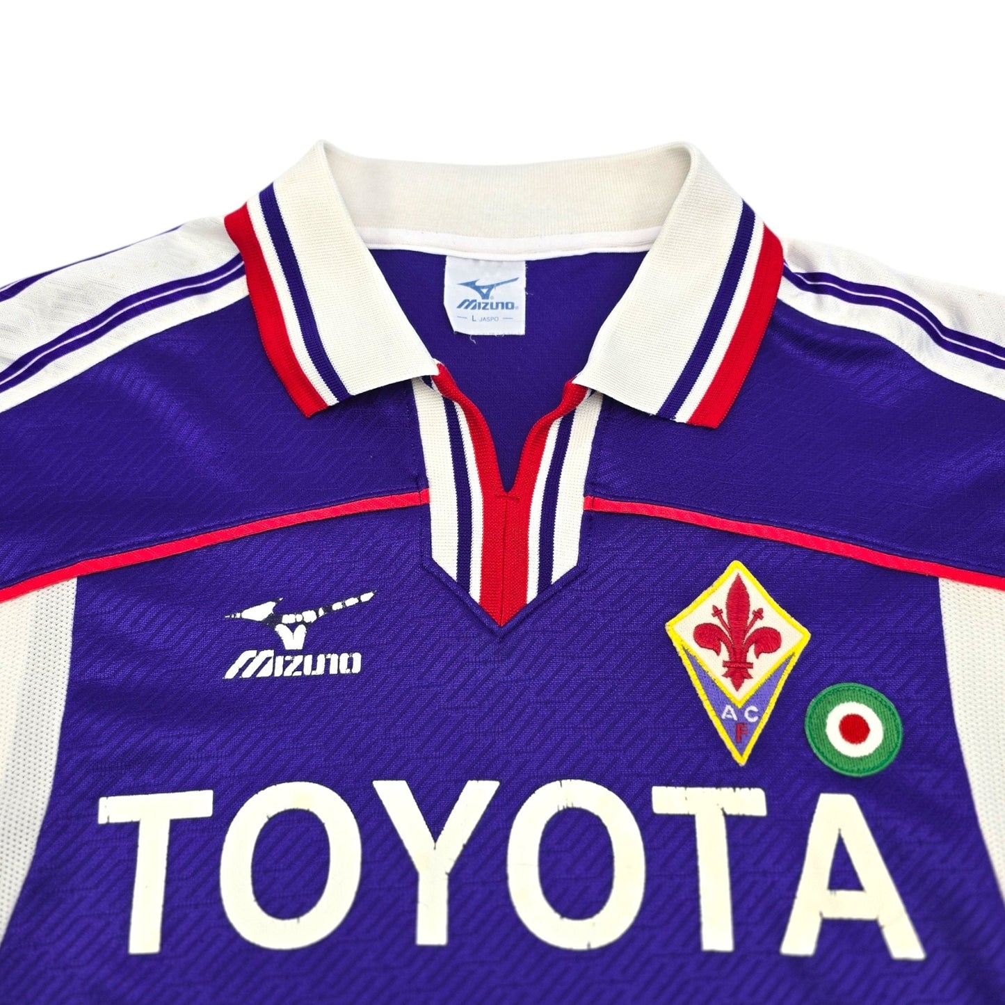 2001/02 Fiorentina Home Football Shirt (L) Mizuno