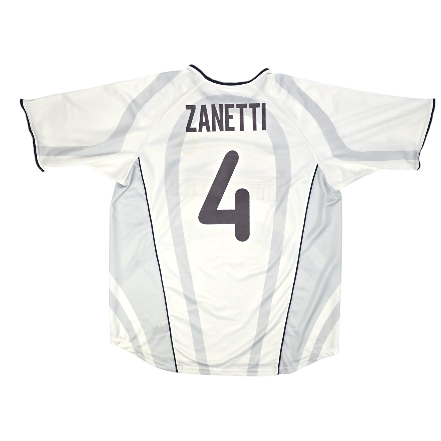 2001/02 Inter Milan Away Football Shirt (XL) Nike #4 Zanetti