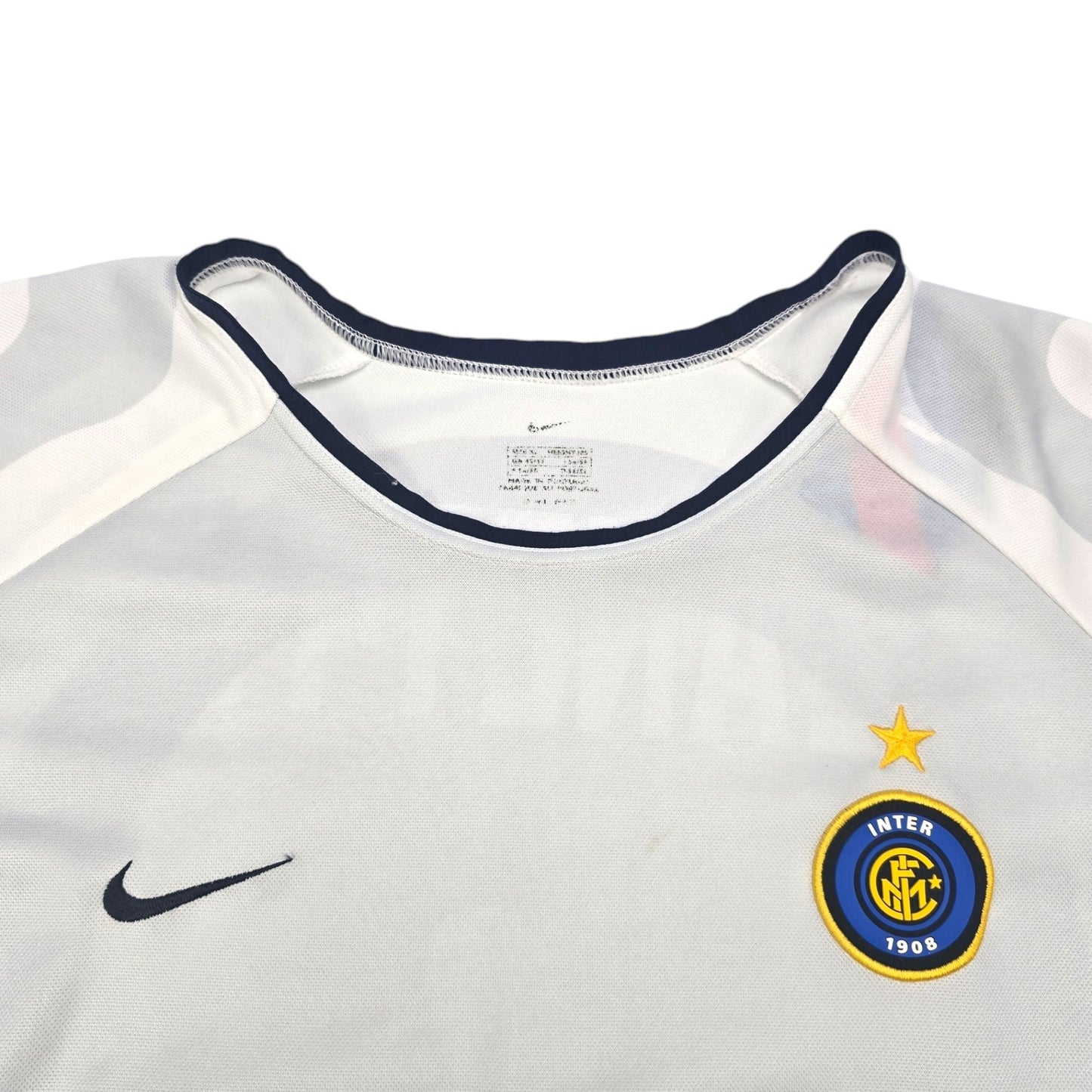 2001/02 Inter Milan Away Football Shirt (XL) Nike #4 Zanetti