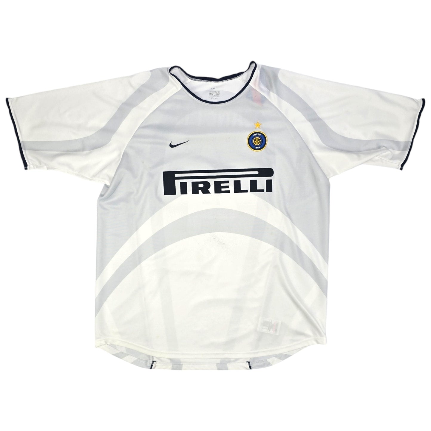 2001/02 Inter Milan Away Football Shirt (XL) Nike #4 Zanetti