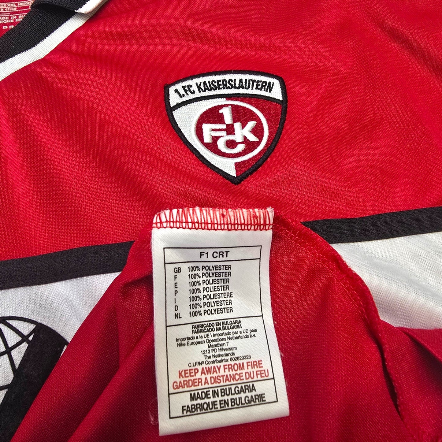 2001/02 Kaiserslautern Home Football Shirt (2XL) Nike