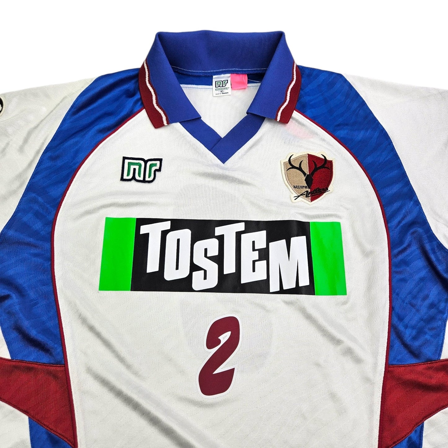 2001/02 Kashima Antlers Away Football Shirt (M) Ennerre #2