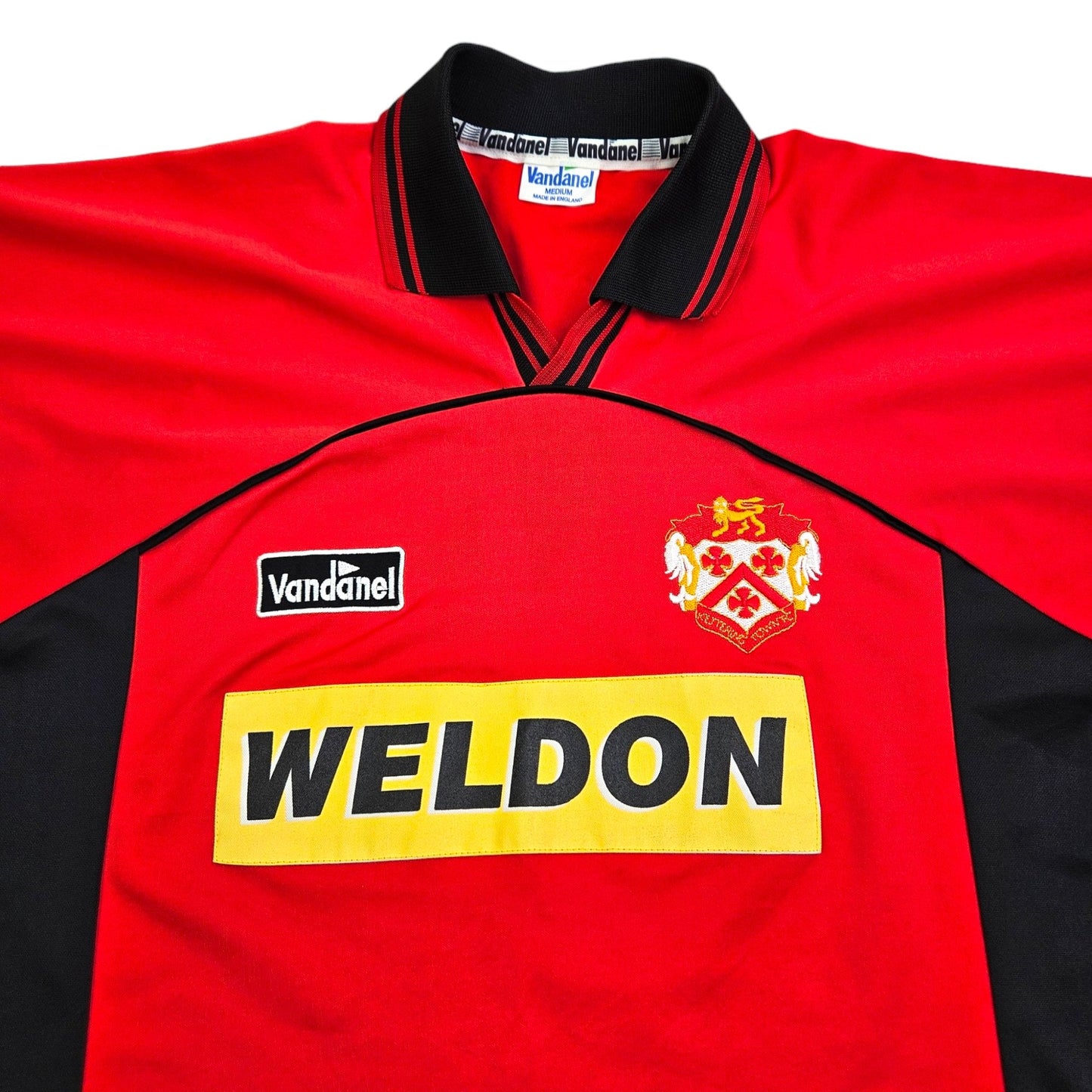 2001/02 Kettering Town FC Home Football Shirt (M) Vandanel