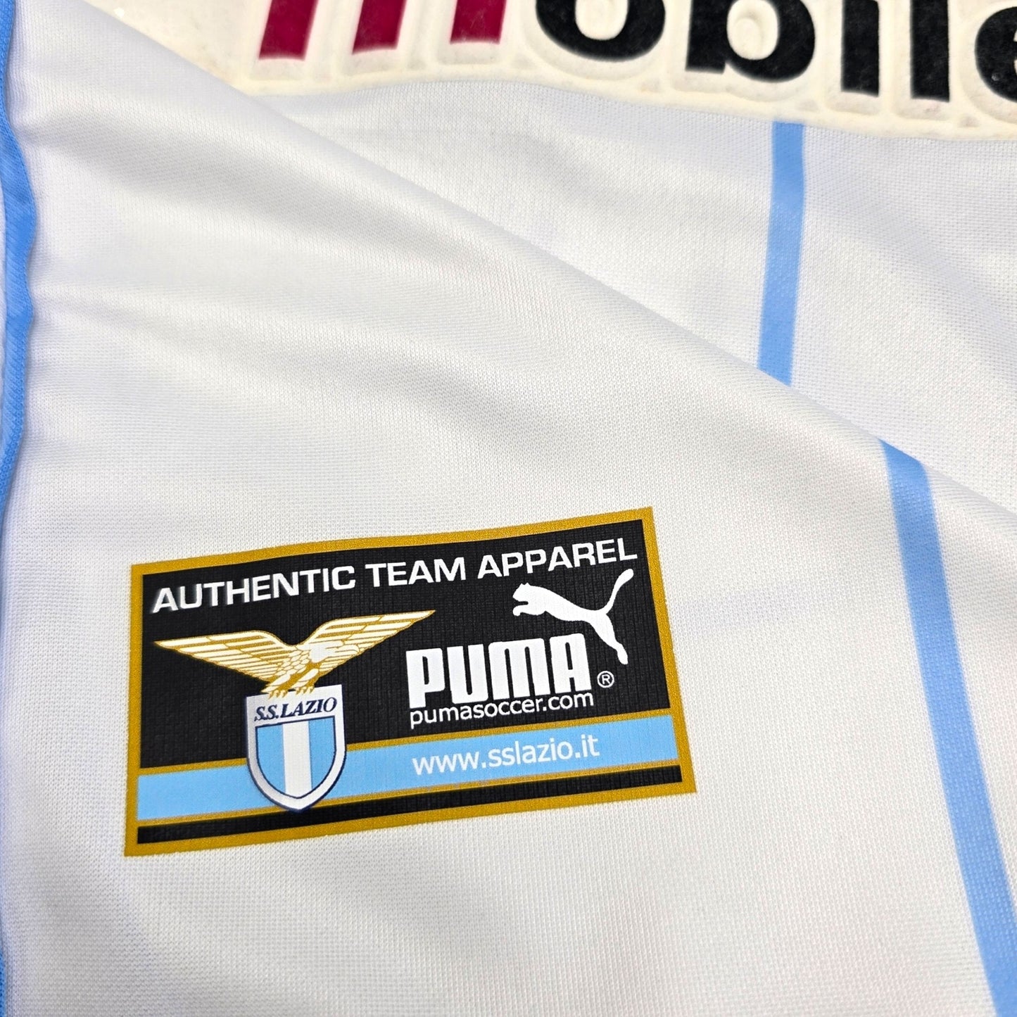 2001/02 Lazio Away Football Shirt (L) Puma #10 Crespo