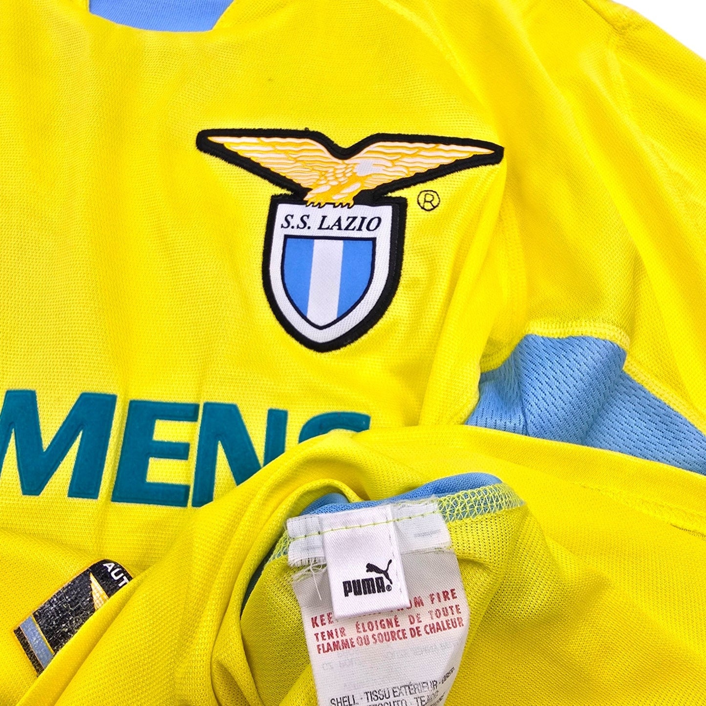2001/02 Lazio Away Football Shirt (L) Puma #10 Crespo