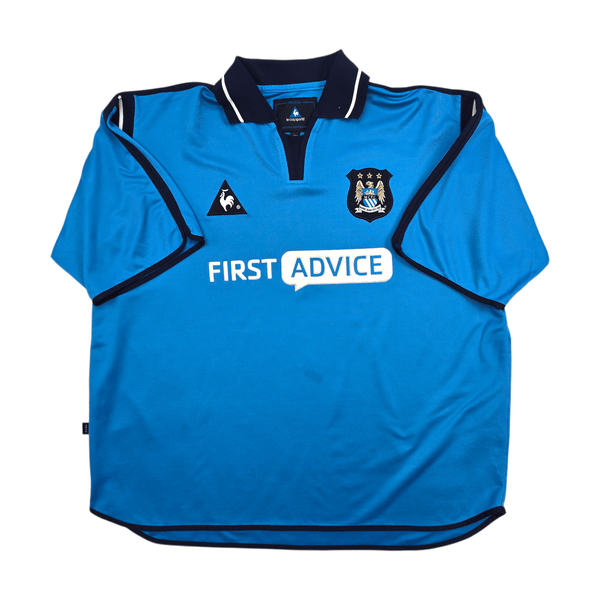 2001/02 Manchester City Home Football Shirt (XL) Le Coq Sportif