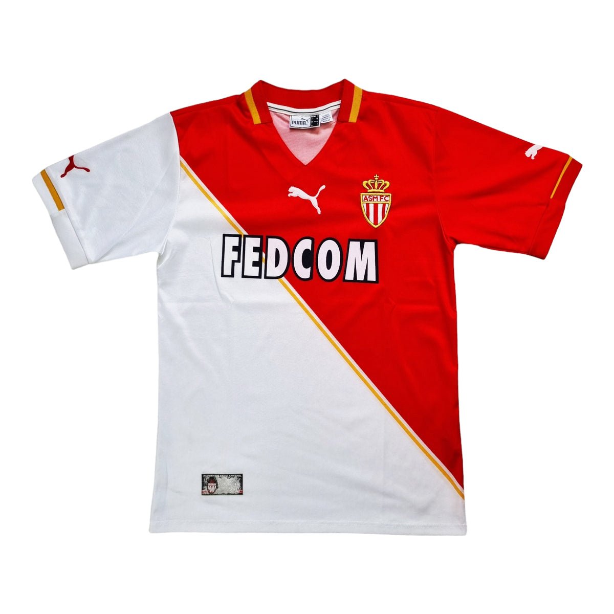 2001/02 Monaco Home Football Shirt (S) Puma