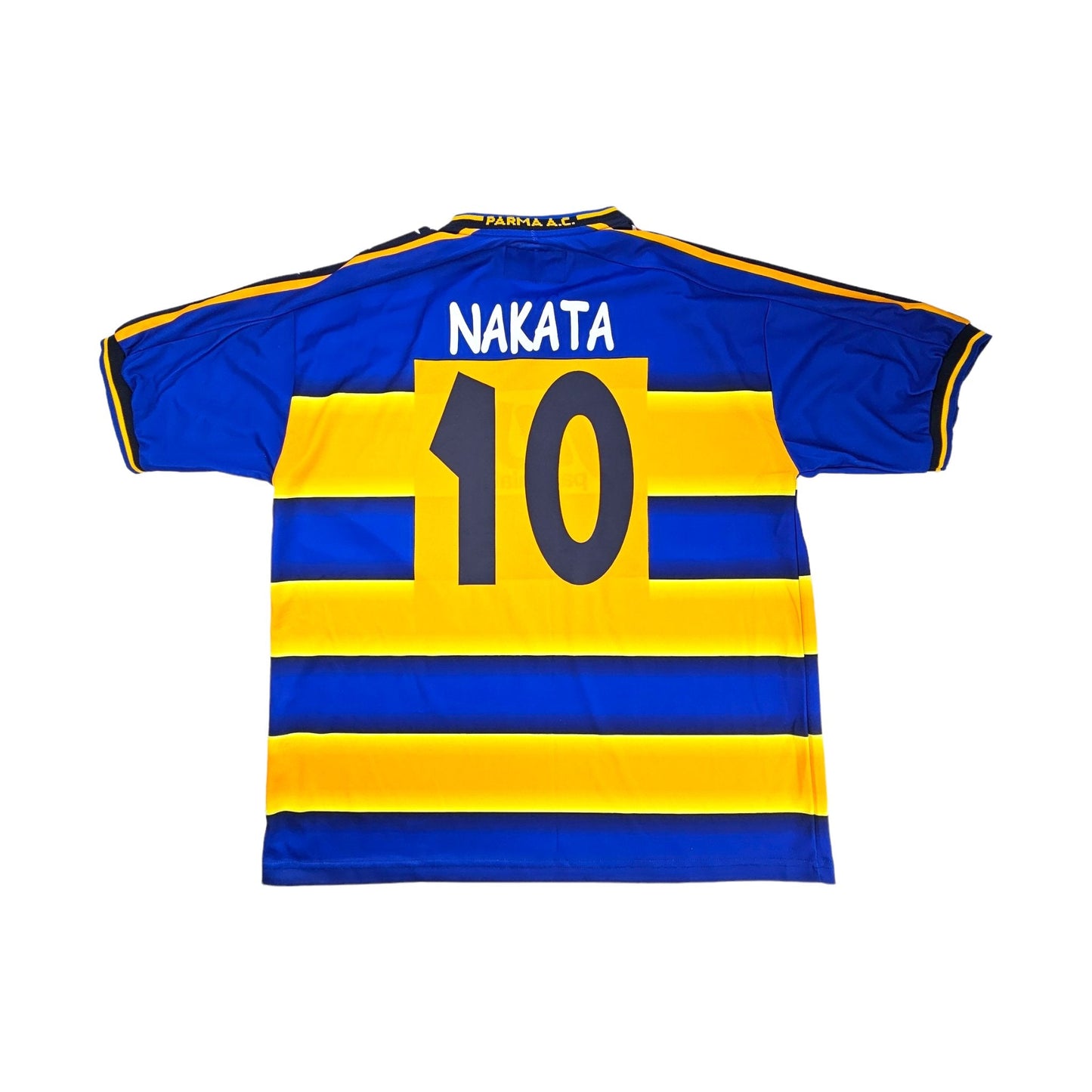 2001/02 Parma Home Football Shirt (XL) Champion #10 Nakata