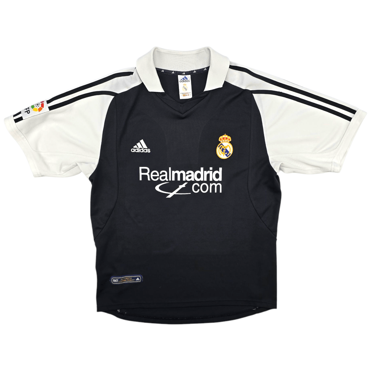 2001/02 Real Madrid Away Football Shirt (M) Adidas #5 Zidane