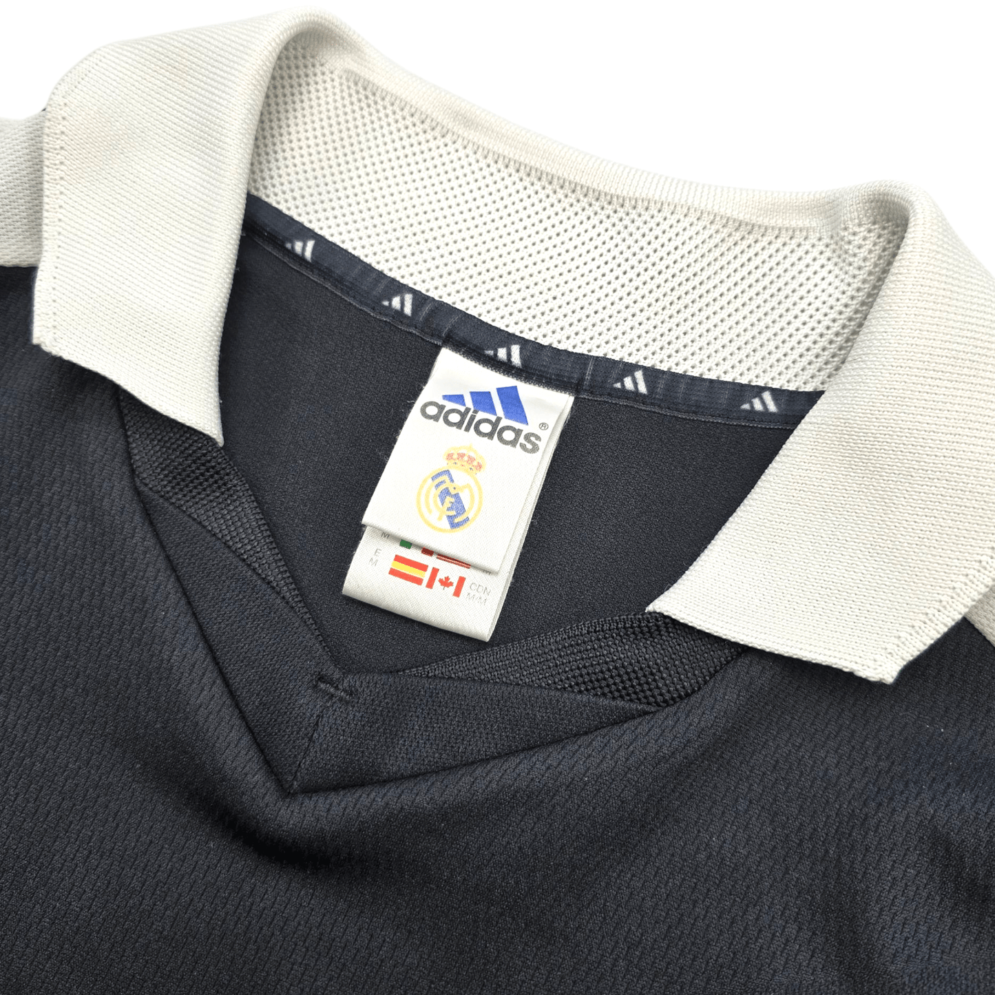 2001/02 Real Madrid Away Football Shirt (M) Adidas #5 Zidane