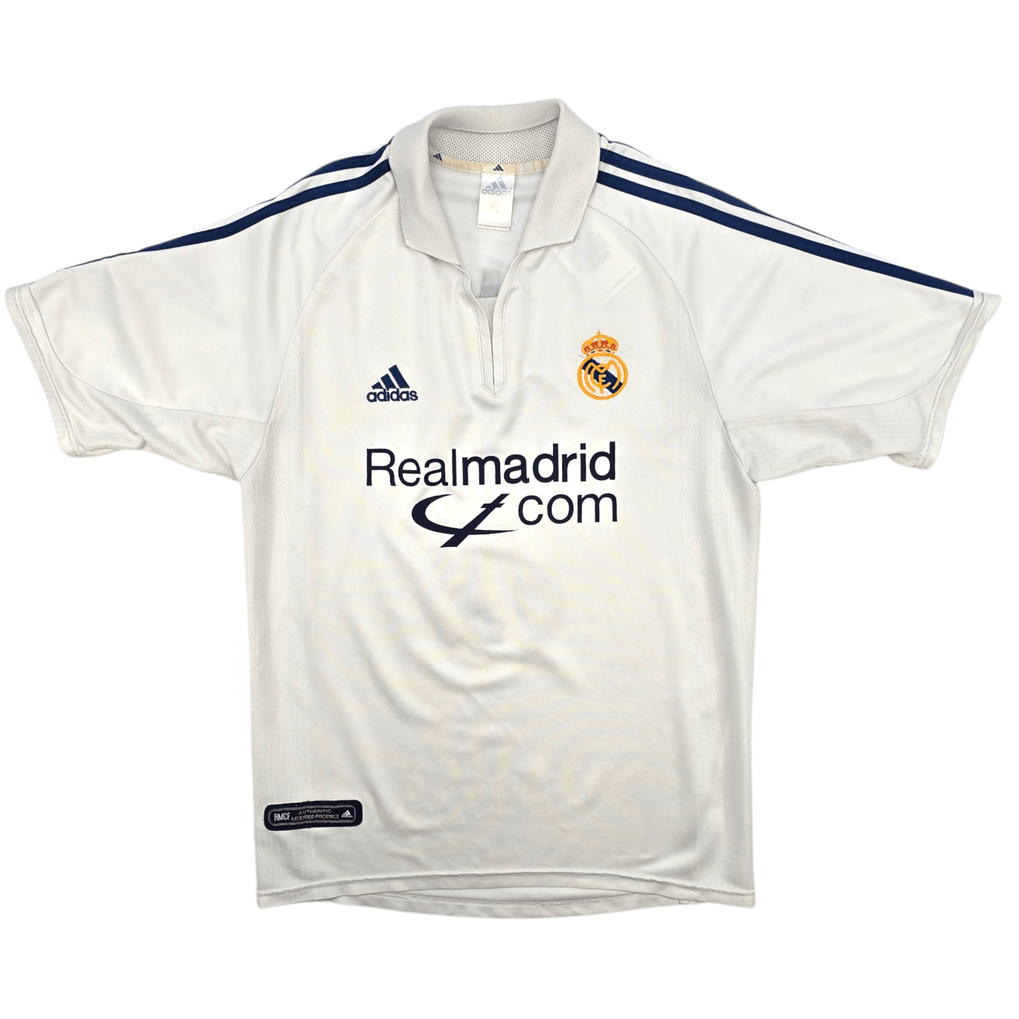 2001/02 Real Madrid Home Football Shirt (S) Adidas #5 Zidane