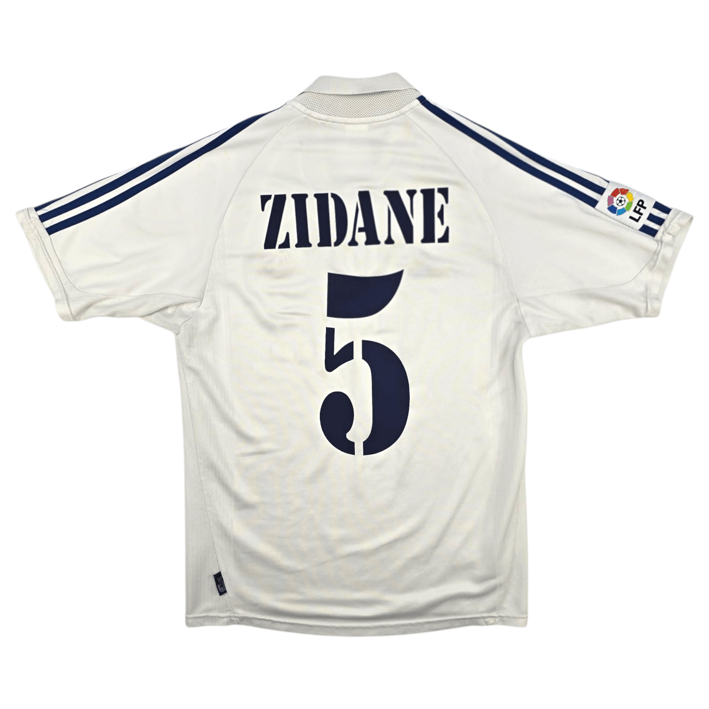 2001/02 Real Madrid Home Football Shirt (S) Adidas #5 Zidane