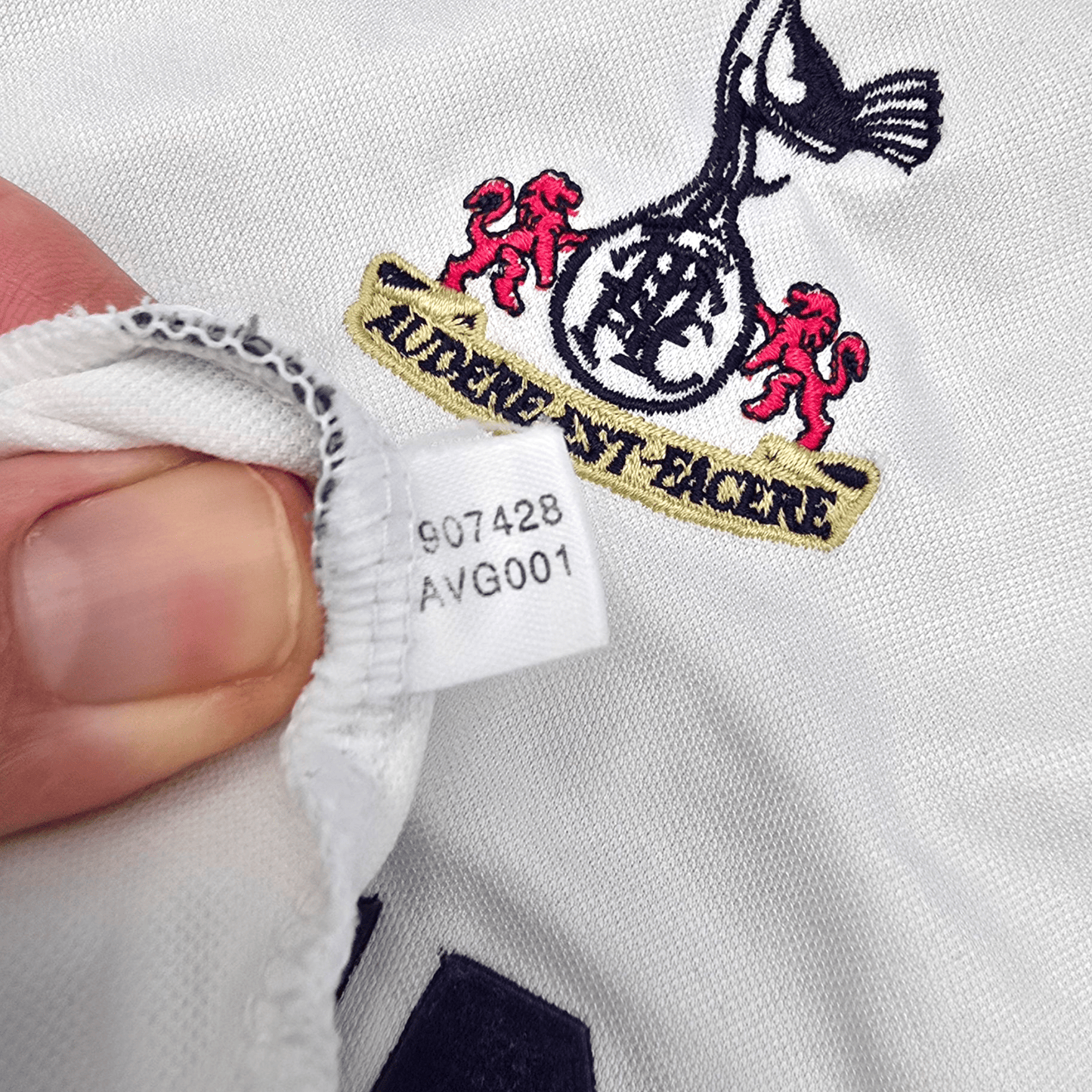 2001/02 Tottenham Hotspur Home Football Shirt (L) Adidas