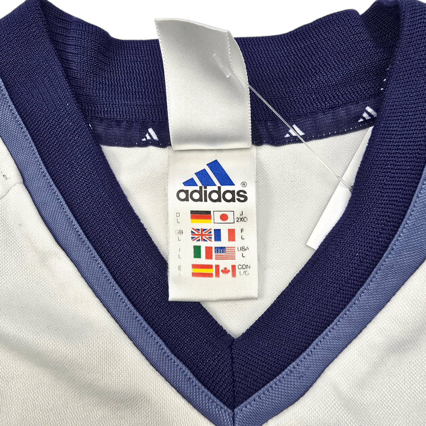 2001/02 Tottenham Hotspur Home Football Shirt (L) Adidas