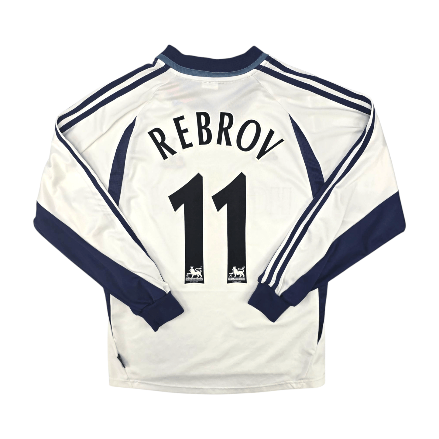 2001/02 Tottenham Hotspur Home Football Shirt (M) Adidas #11 Rebrov
