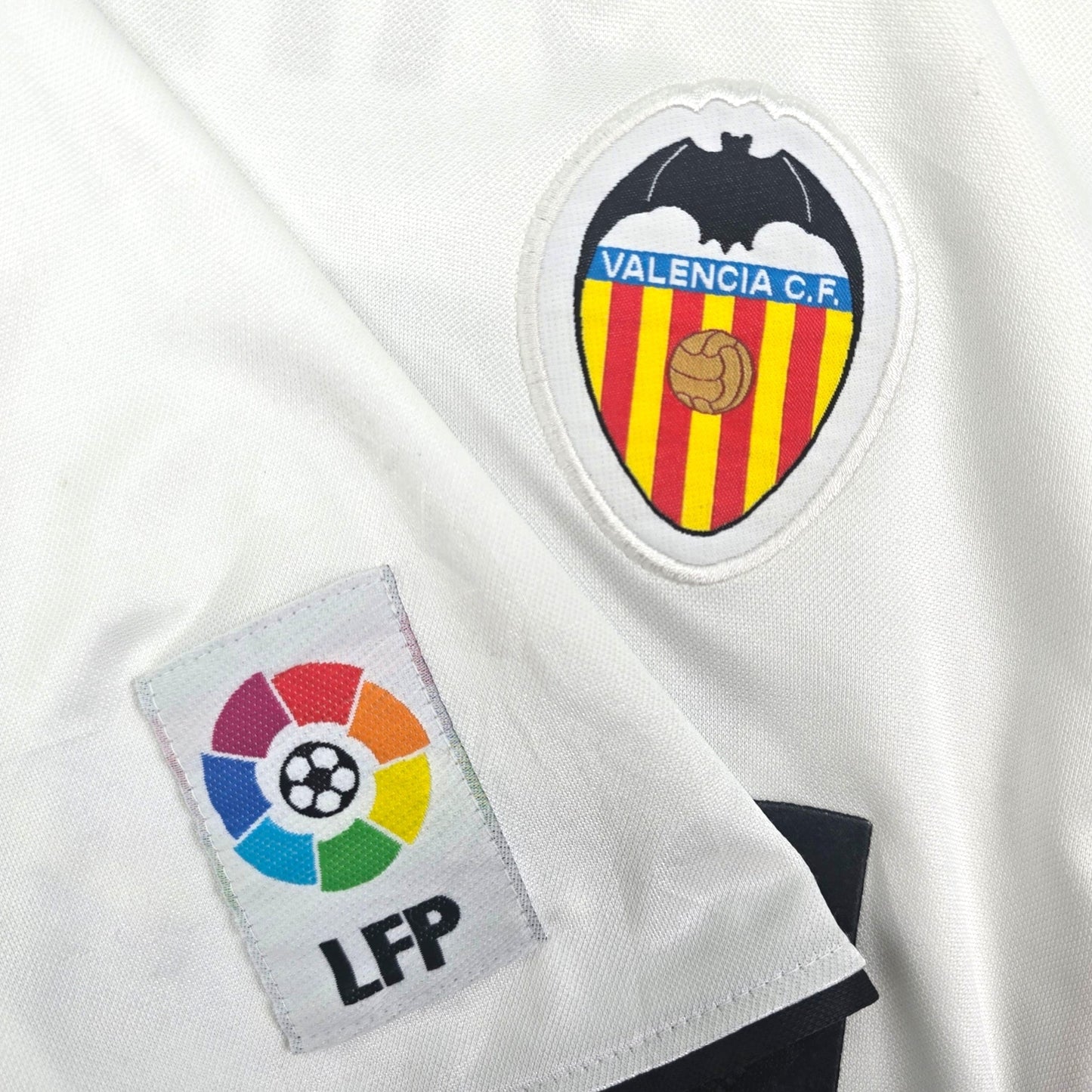 2001/02 Valencia Home Football Shirt (M) Nike #21 Aimar