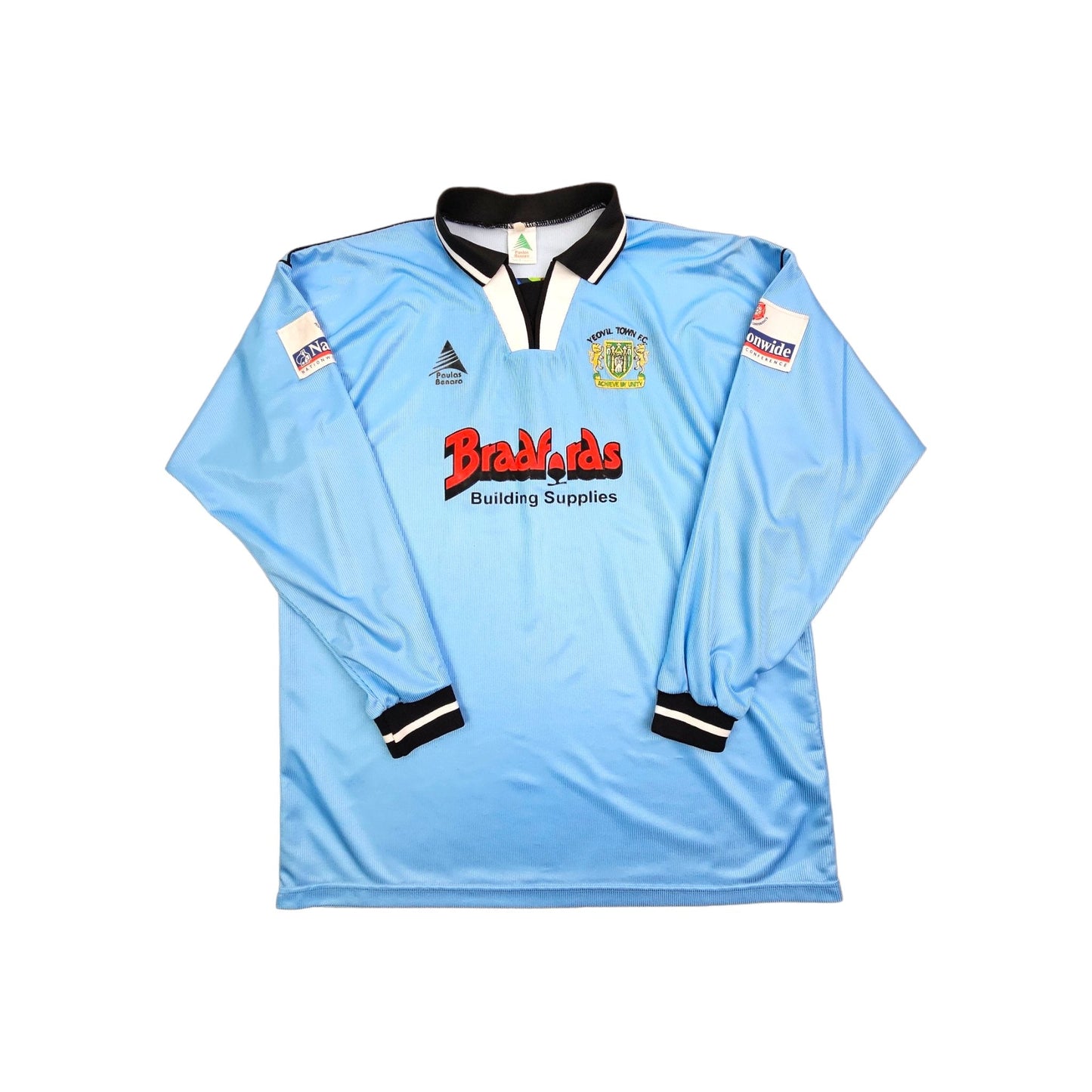 2001/02 Yeovil Town FC  Away Football Shirt (XL) Paulas Benara # 14