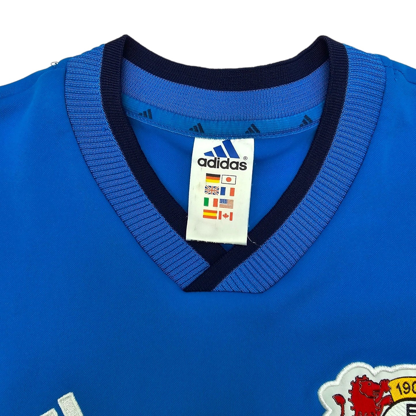 2001/03 Bayern Leverkusen Away Football Shirt (L) Adidas #27 Neuville