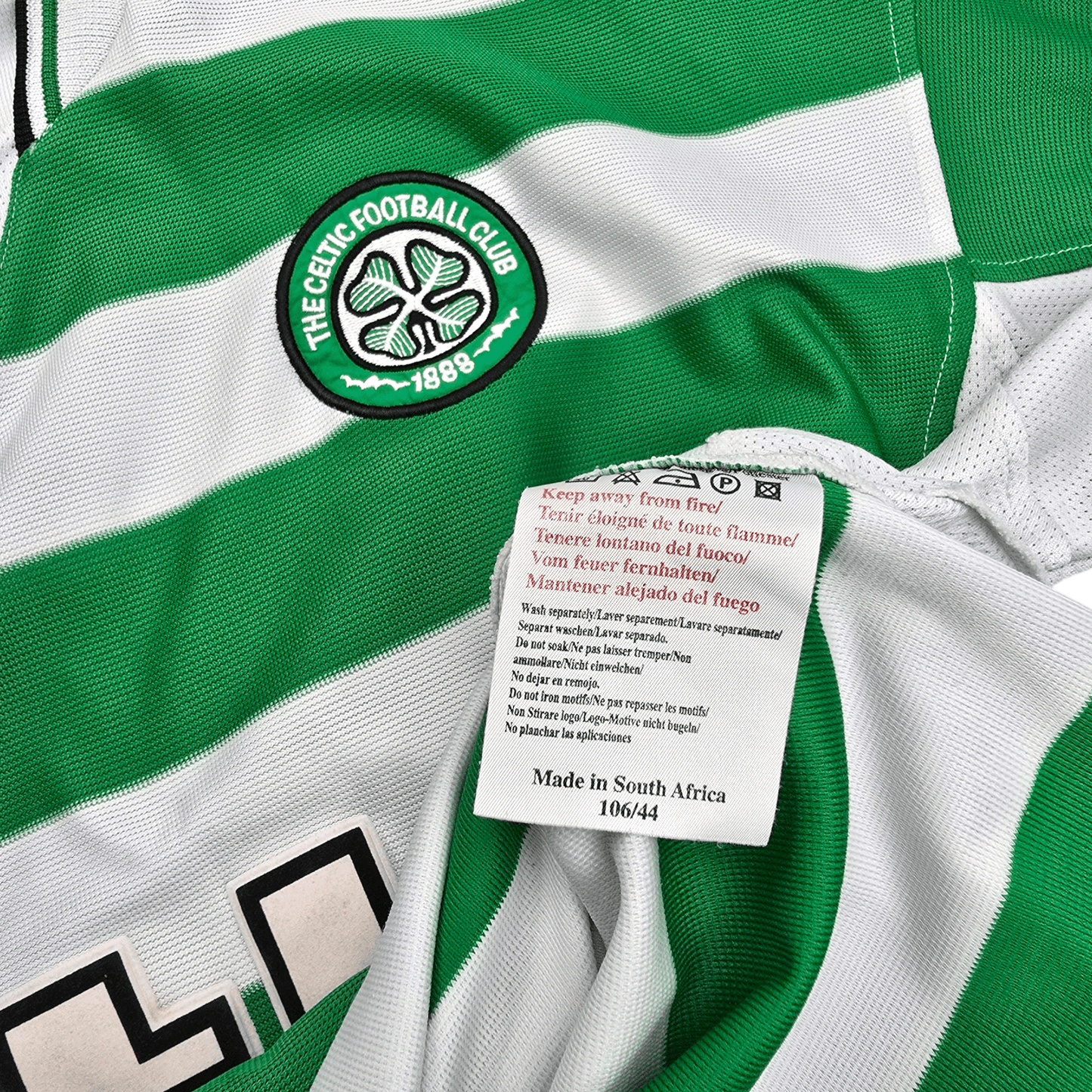 2001/03 Celtic Home Football Shirt (L) Umbro