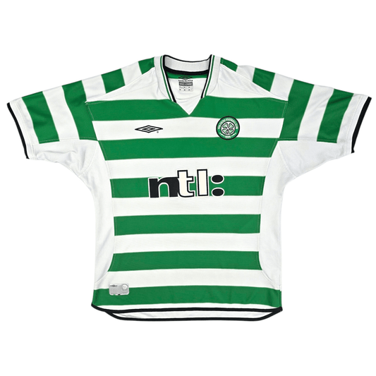 2001/03 Celtic Home Football Shirt (L) Umbro
