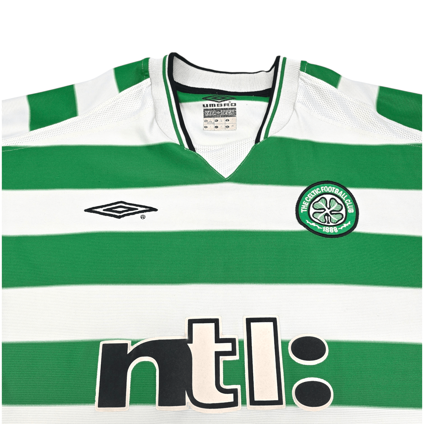 2001/03 Celtic Home Football Shirt (L) Umbro